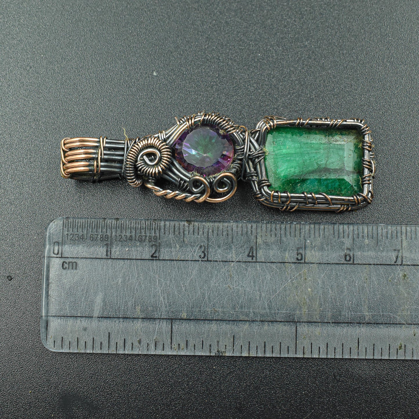 Emerald Green Gemstone Pendant