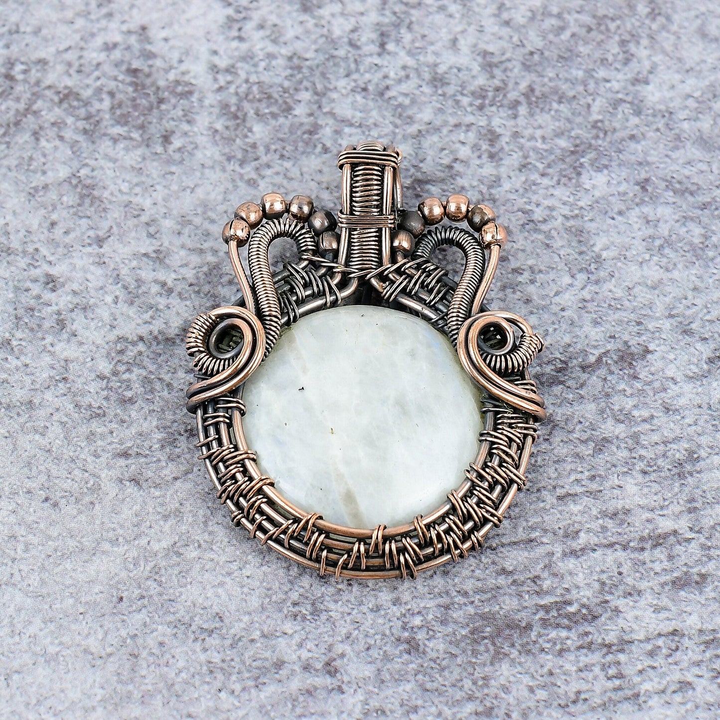 Rainbow Moonstone Gemstone Pendant