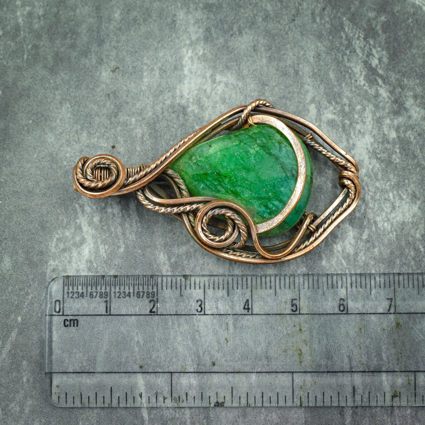 Green Emerald Gemstone Pendant