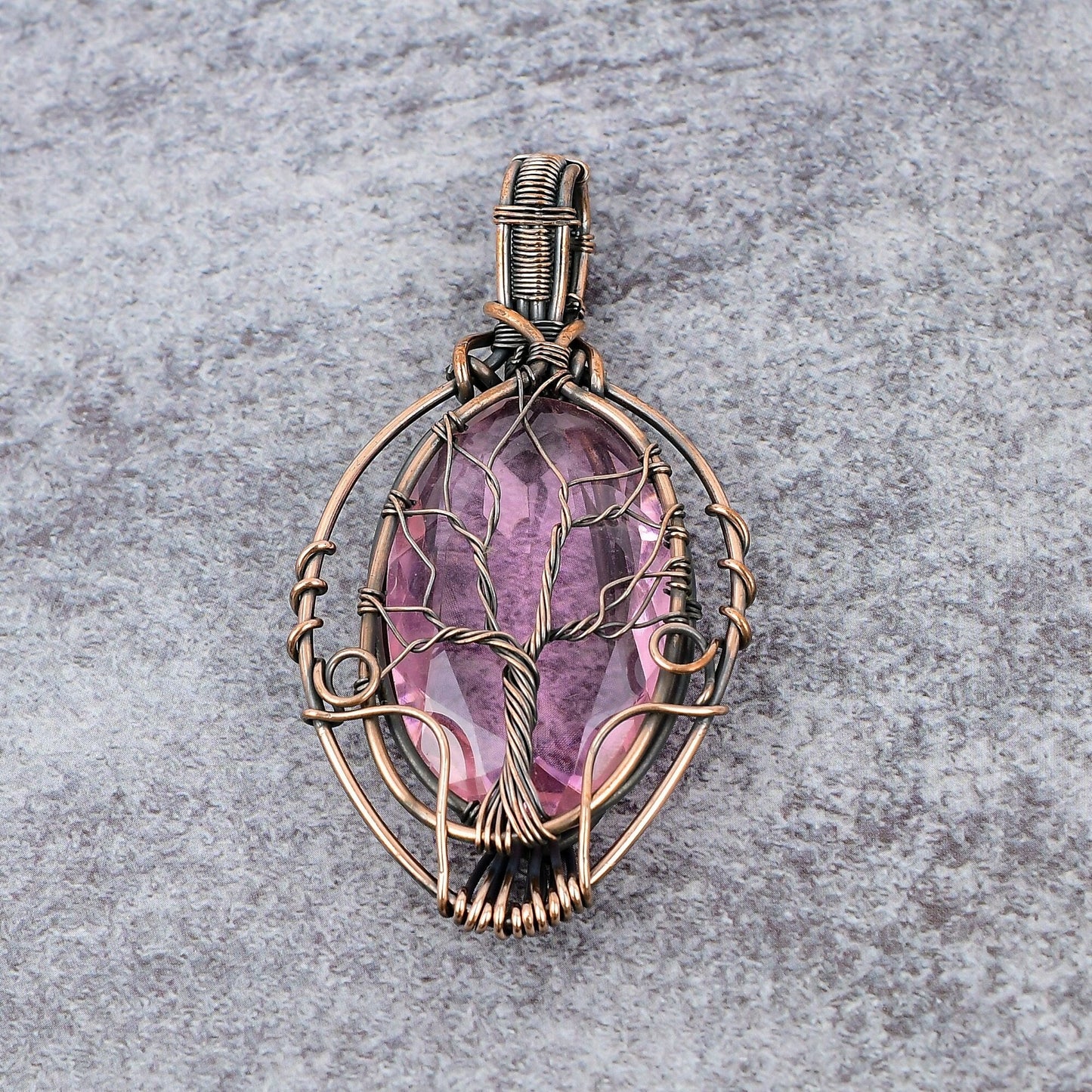 Pink Kunzite Gemstone Pendant
