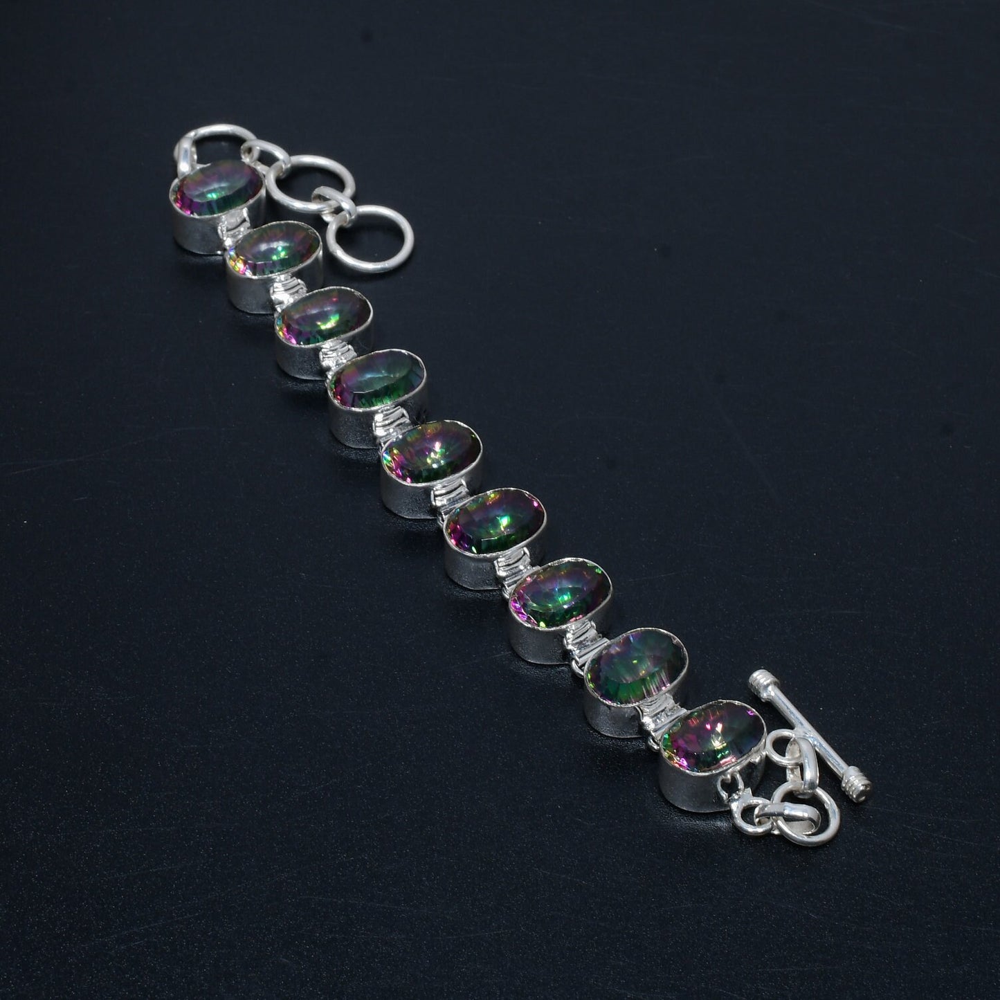 Mystic Rainbow Topaz Bracelet