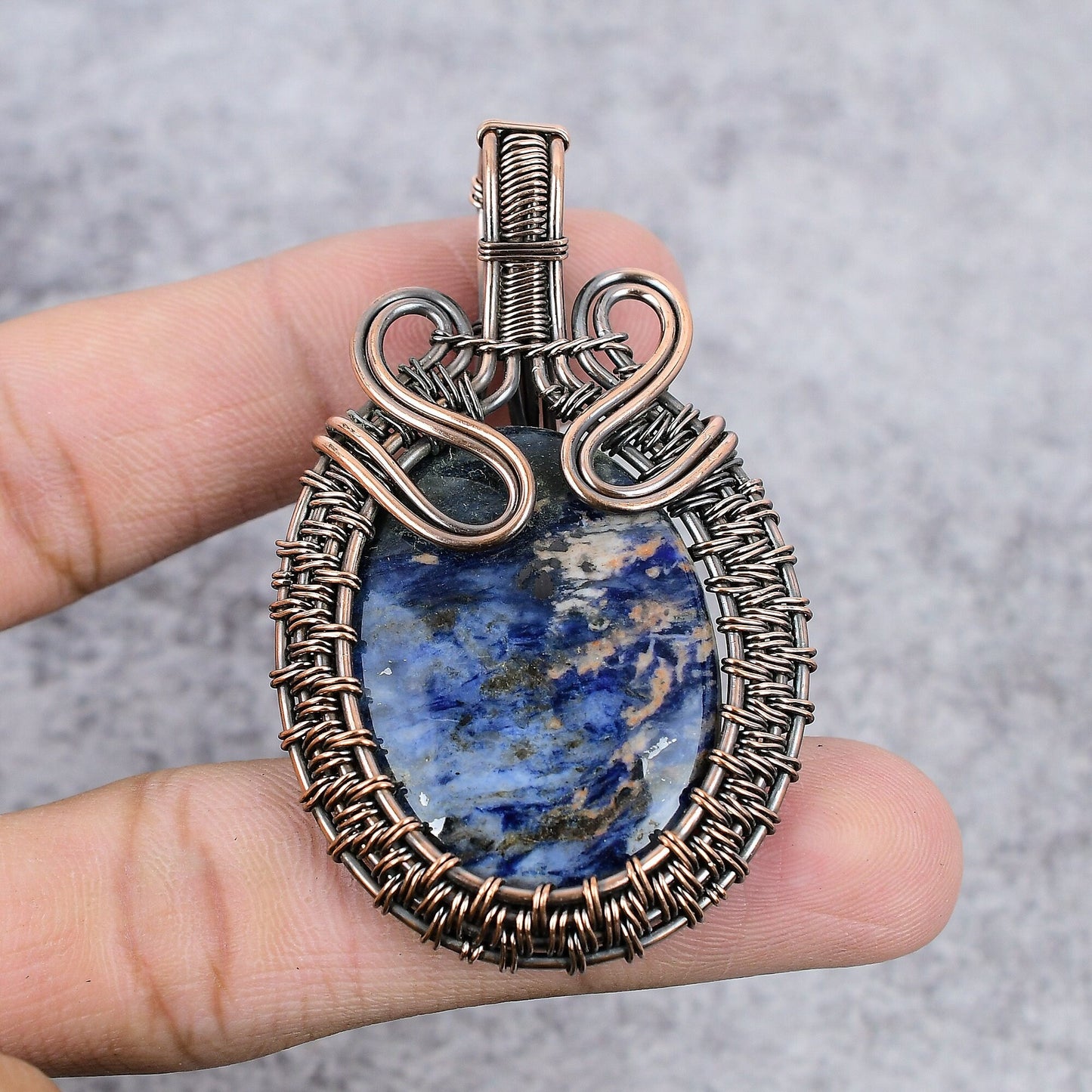 Blue Sodalite Gemstone Pendant