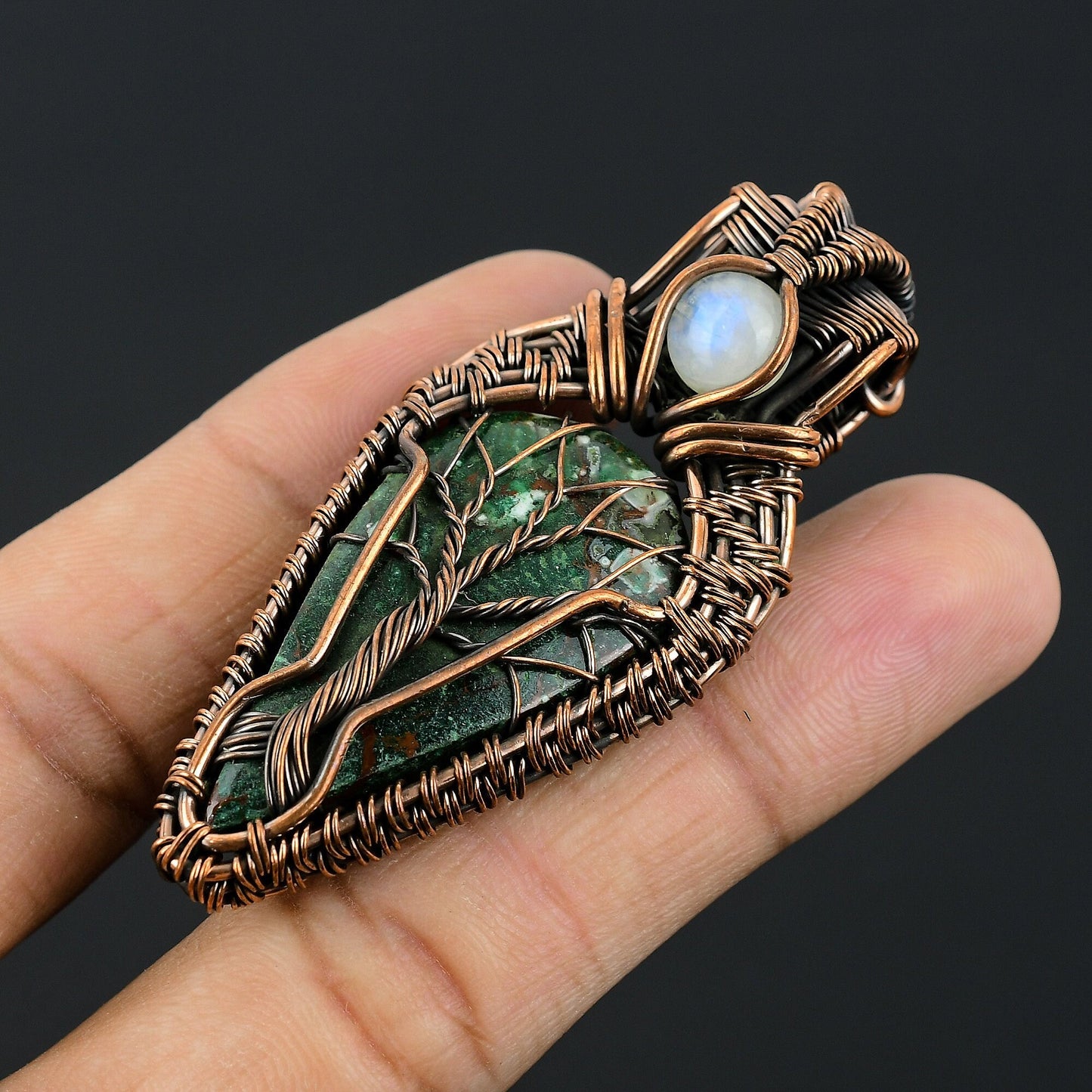 Blue Azurite Gemstone Pendant