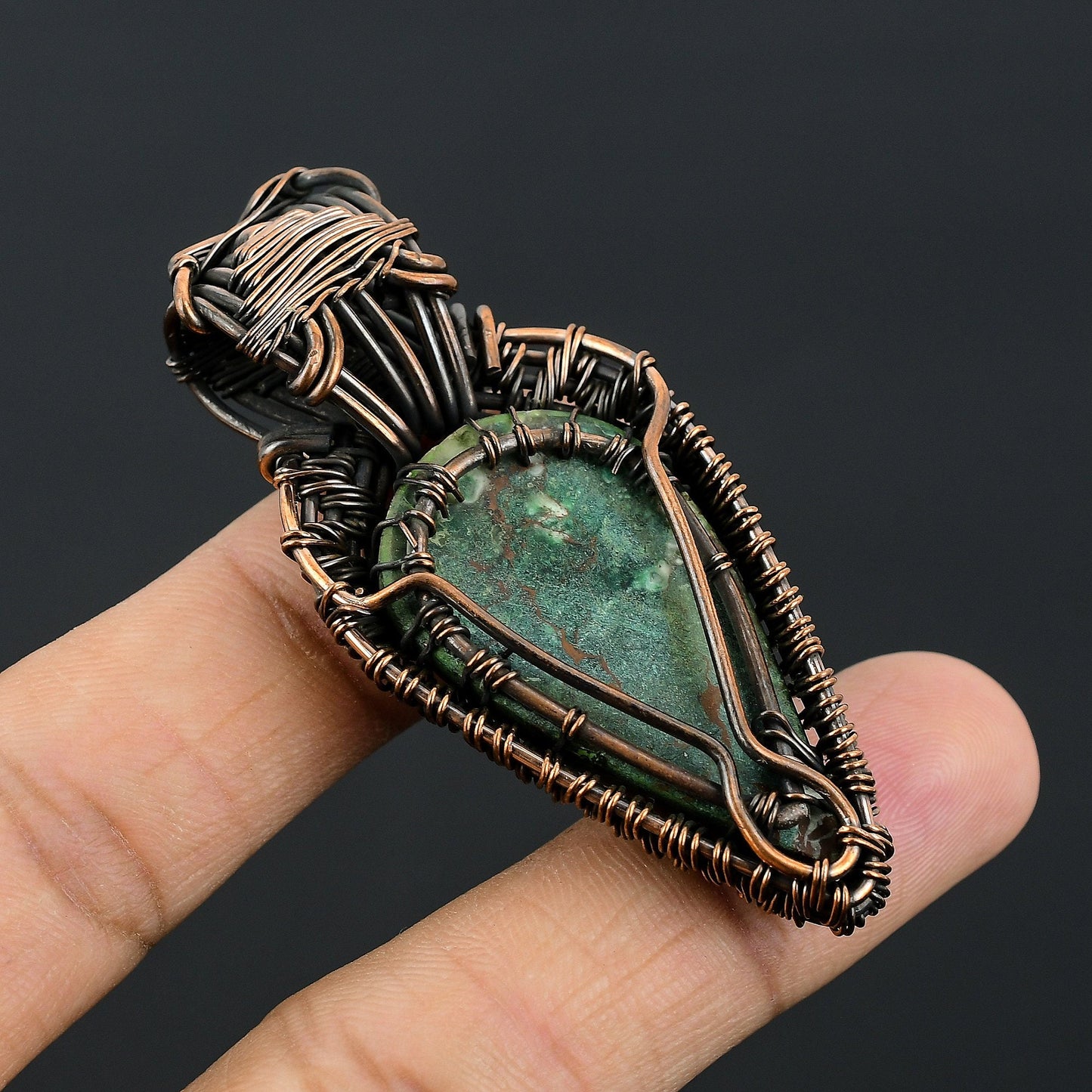 Blue Azurite Gemstone Pendant