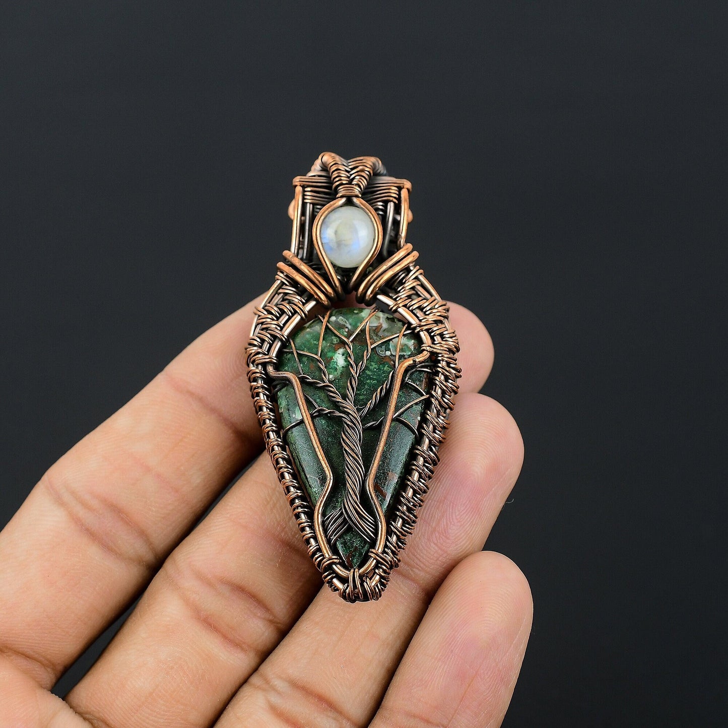 Blue Azurite Gemstone Pendant