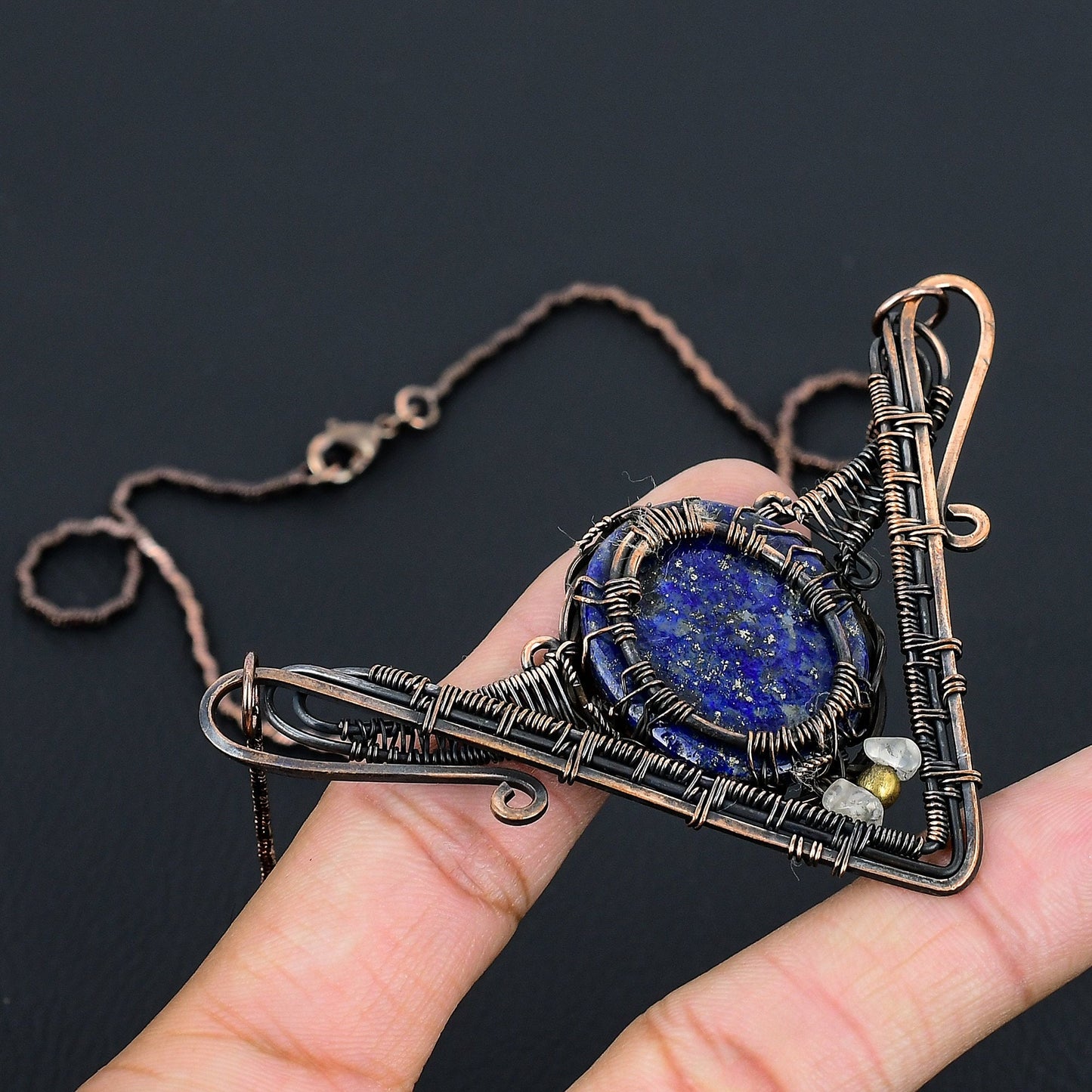 Blue Lapis Gemstone Pendant