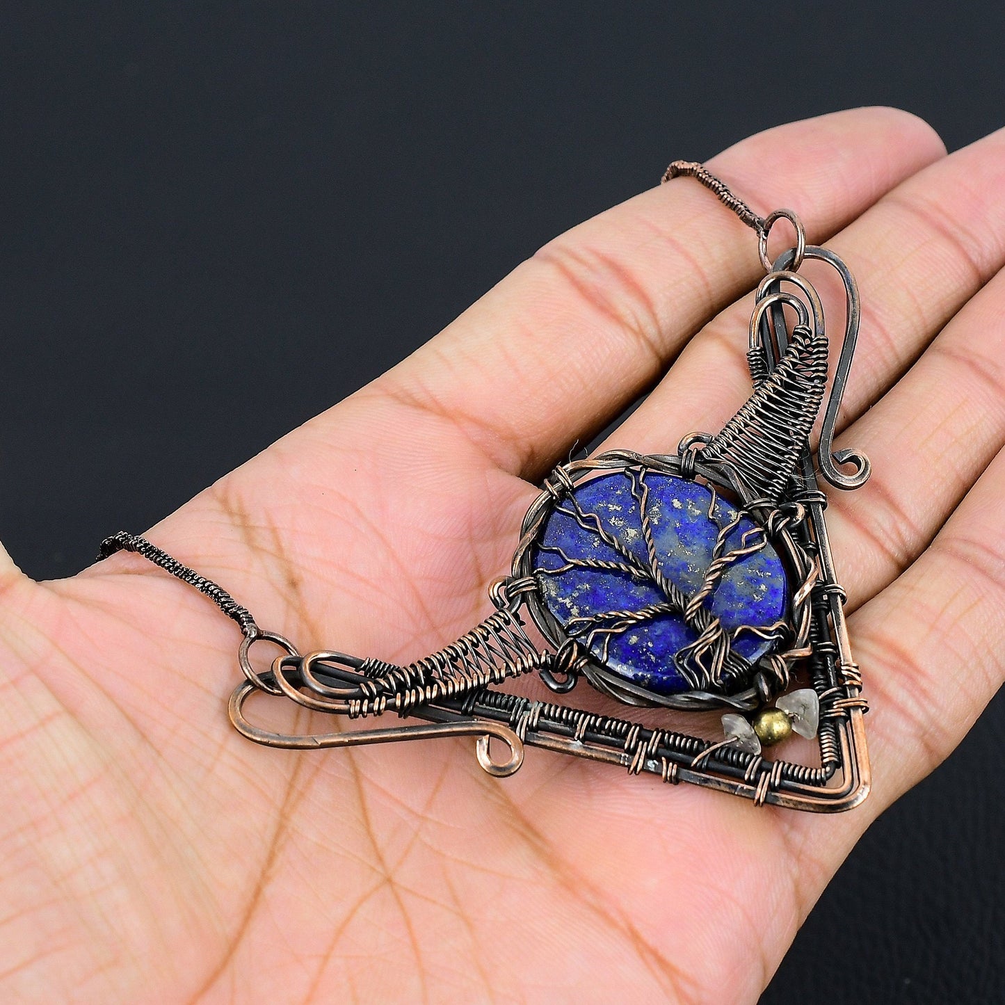Blue Lapis Gemstone Pendant