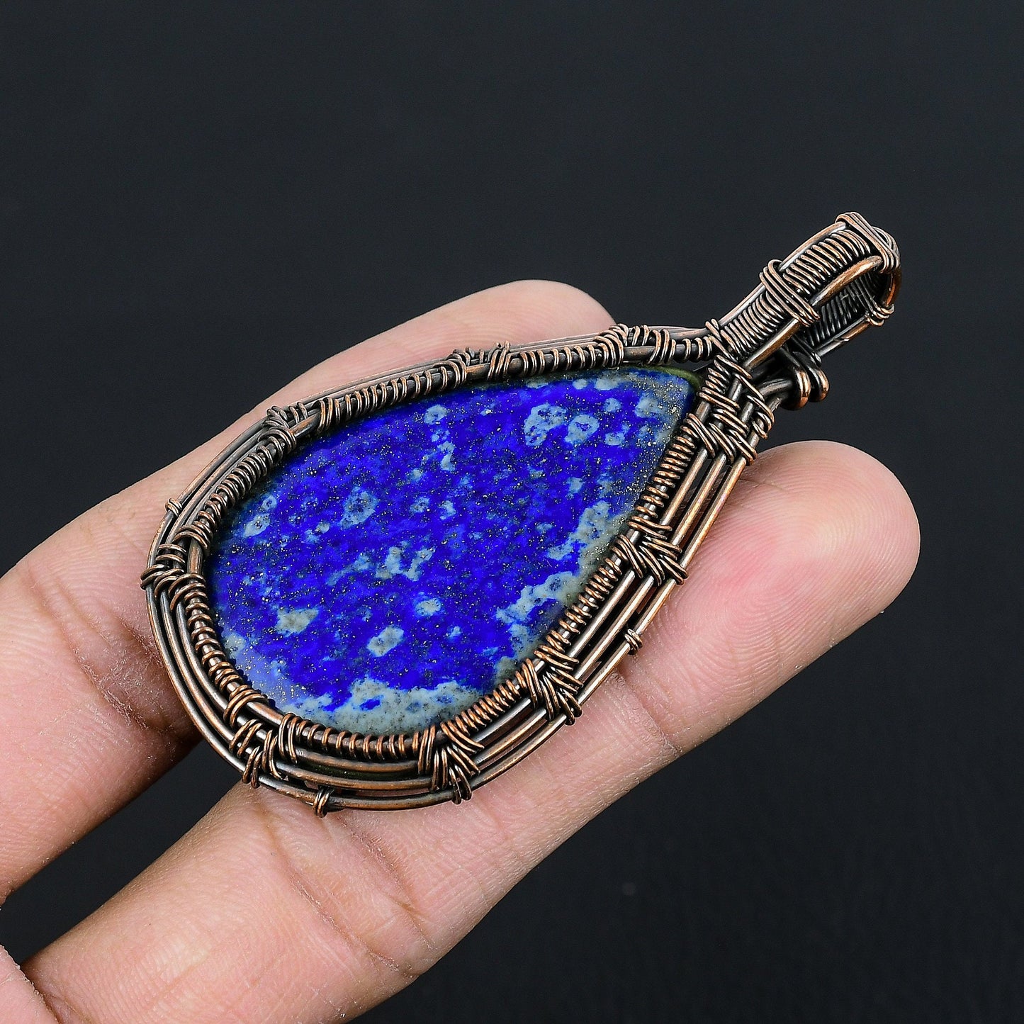 Blue Lapis Lazuli Gemstone Pendant