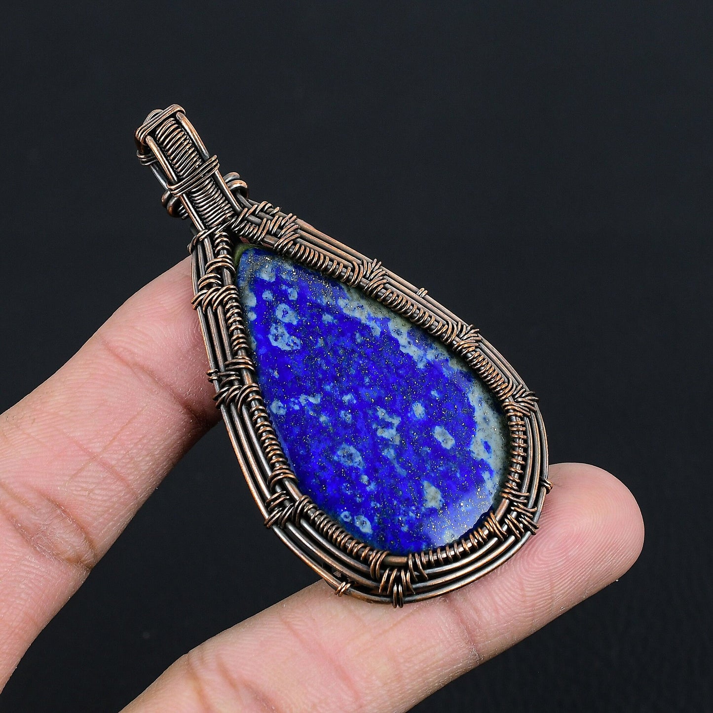 Blue Lapis Lazuli Gemstone Pendant