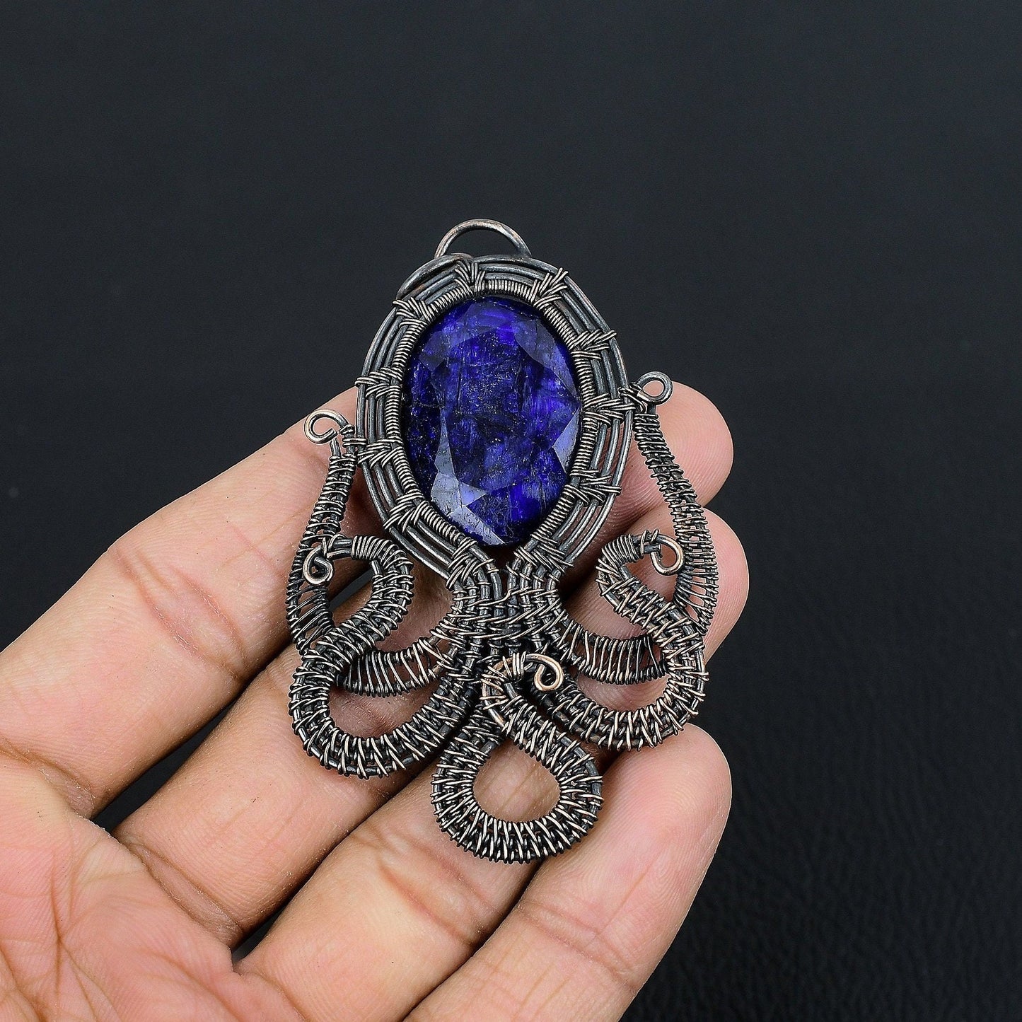 Blue Sapphire Gemstone Pendant