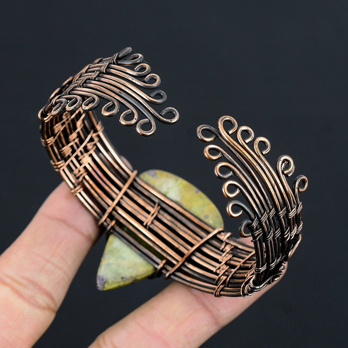 Green Atlantisite Gemstone Bracelet