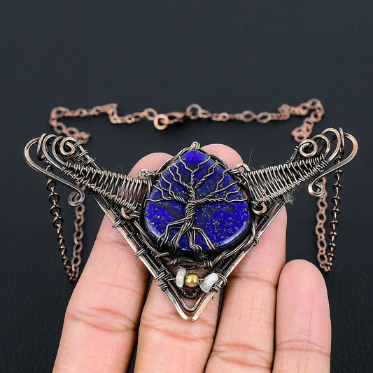 Blue Lapis Lazuli Gemstone Pendant