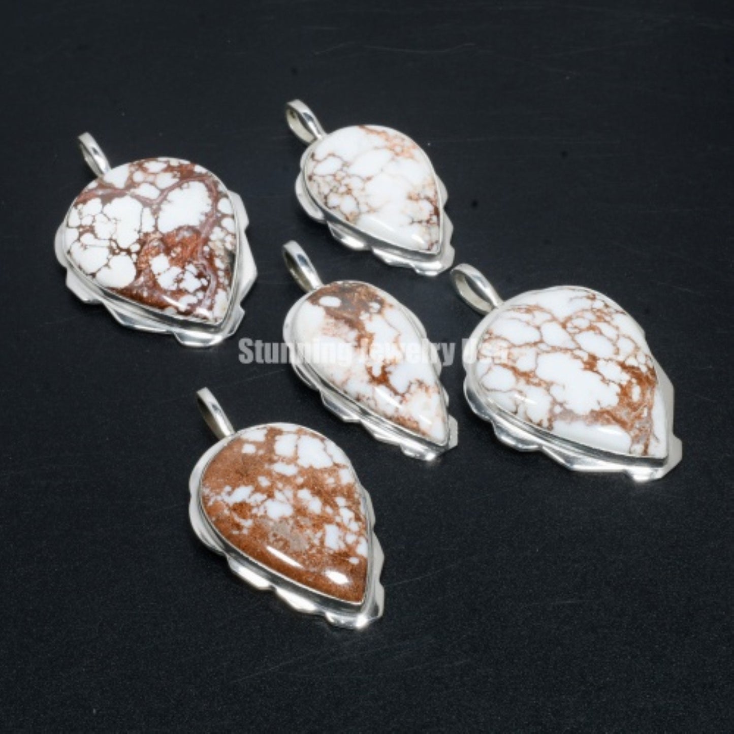 Brown Wild Horse Jasper Gemstone Pendant