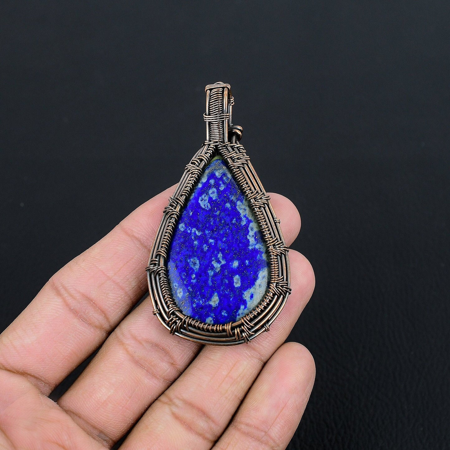 Blue Lapis Lazuli Gemstone Pendant