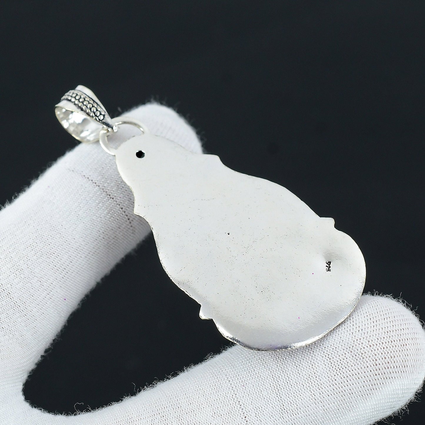 Blue Topaz & Labradorite Gemstone Pendant