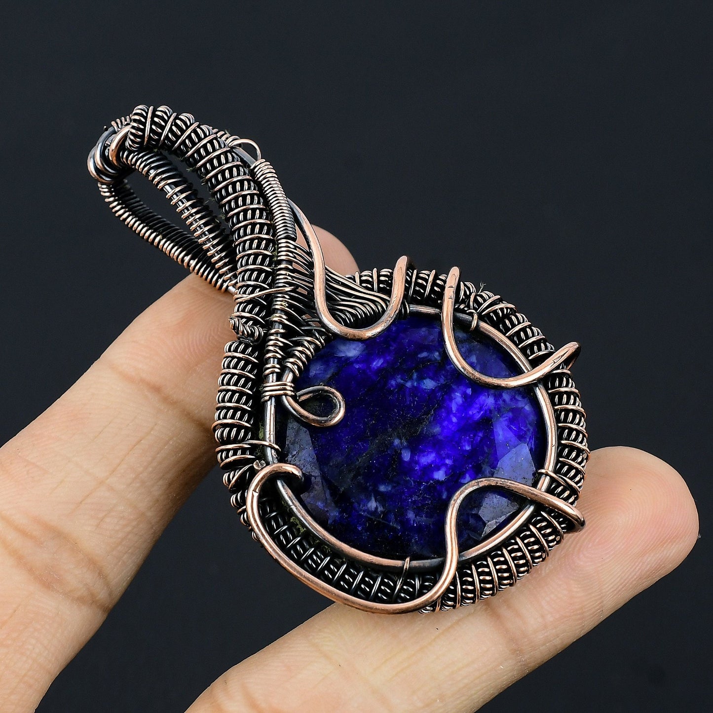 Blue Sapphire Gemstone Pendant