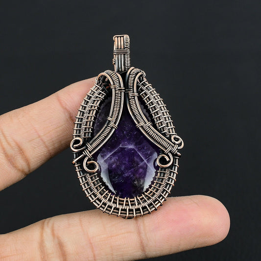 Purple Amethyst Gemstone Pendant