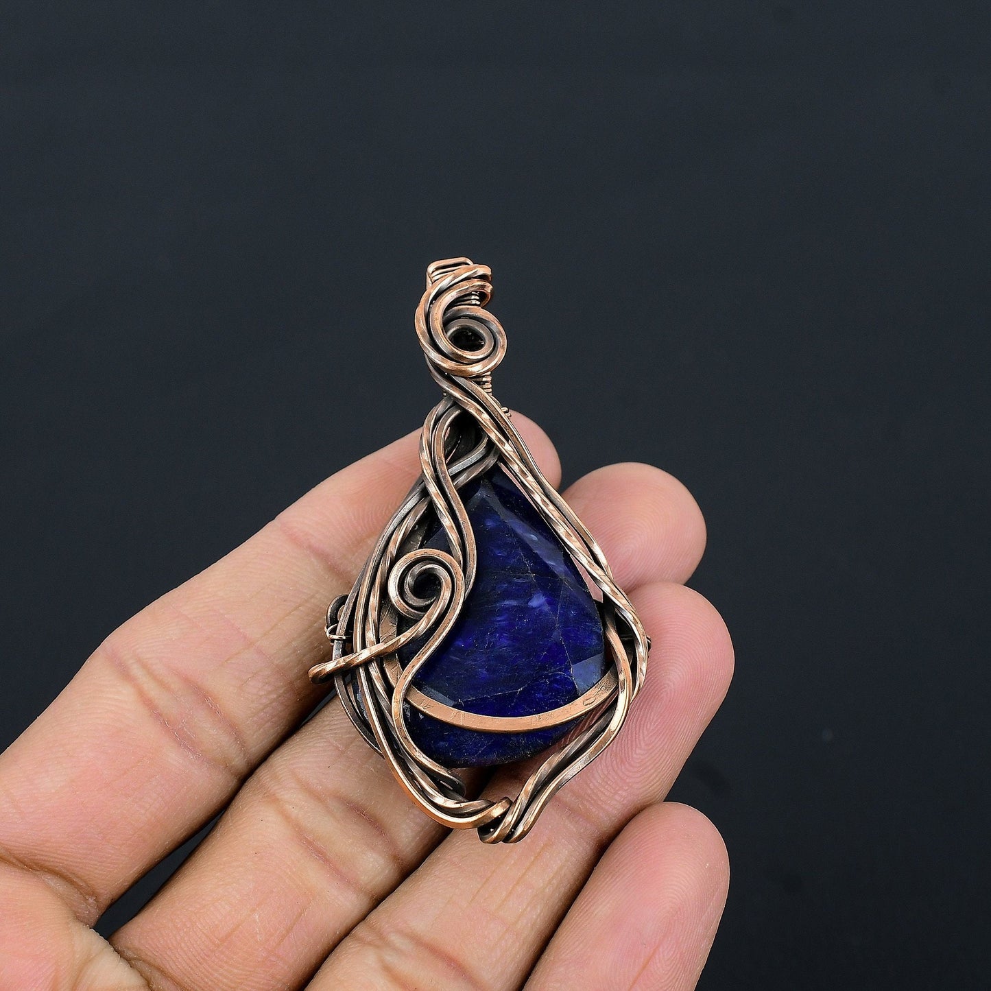 Blue Sapphire Gemstone Pendant
