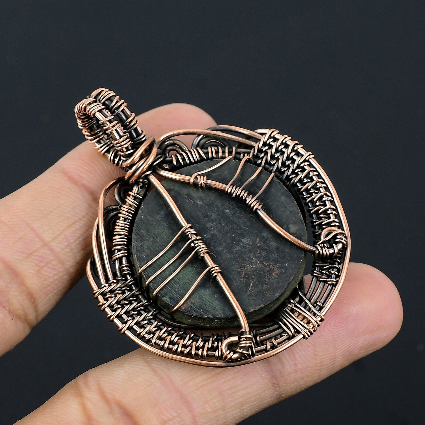 Rainbow Abalone Gemstone Pendant