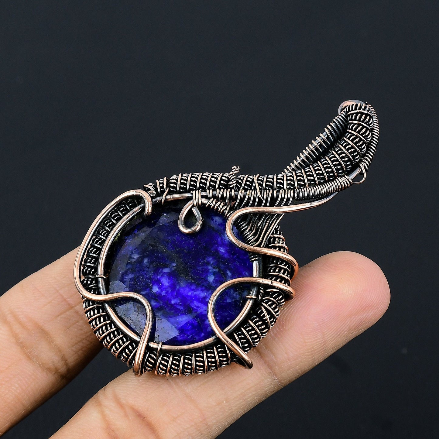Blue Sapphire Gemstone Pendant