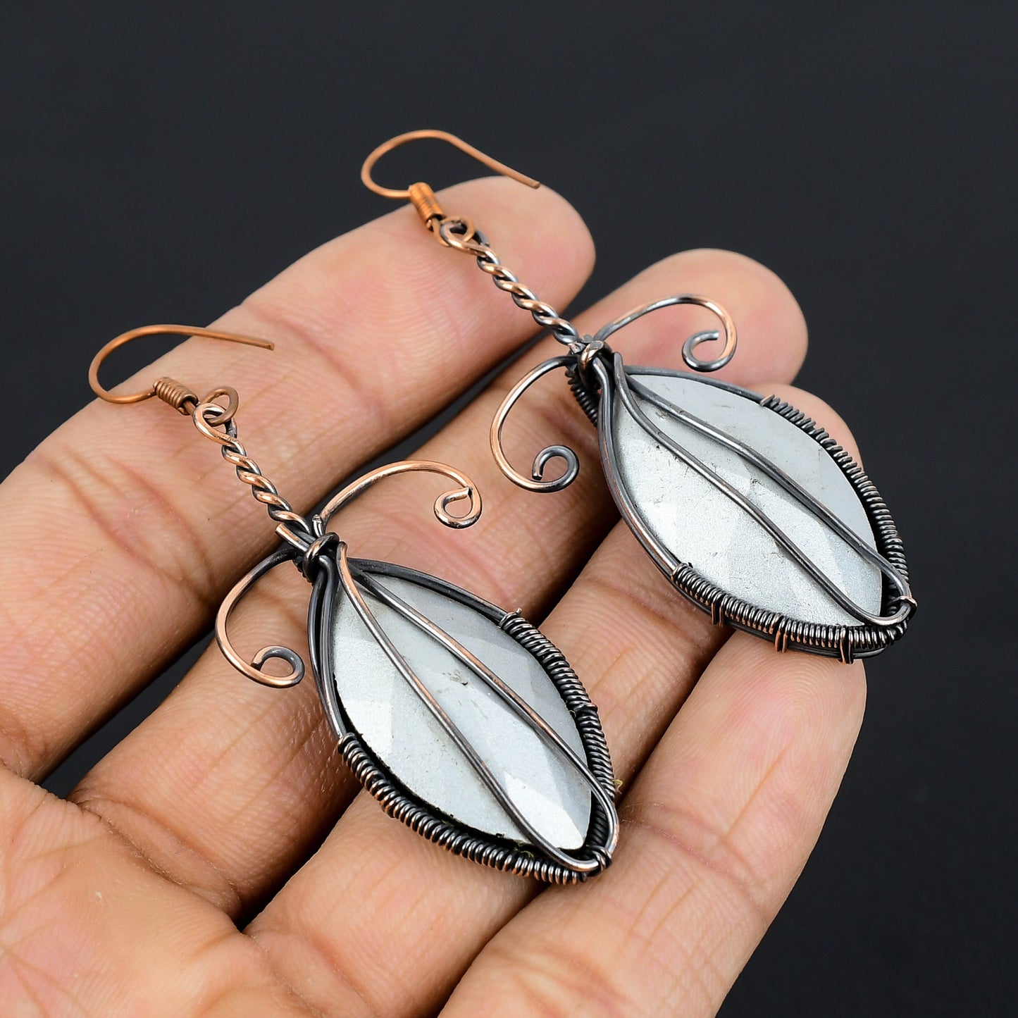 Purple Amethyst Gemstone Earrings