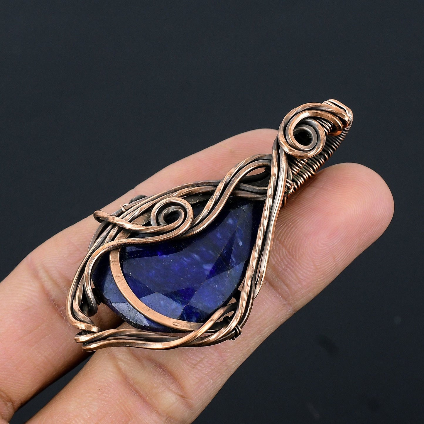 Blue Sapphire Gemstone Pendant