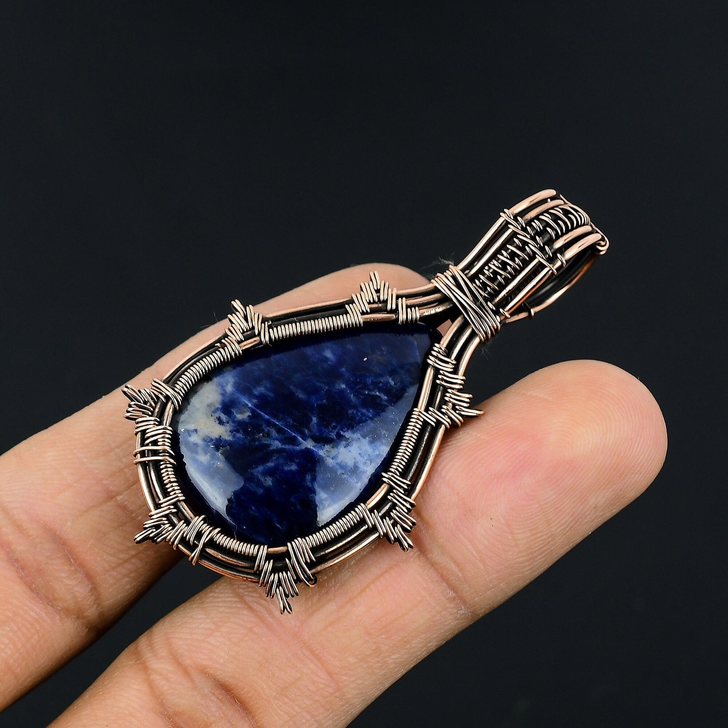 Blue Sodalite Gemstone Pendant