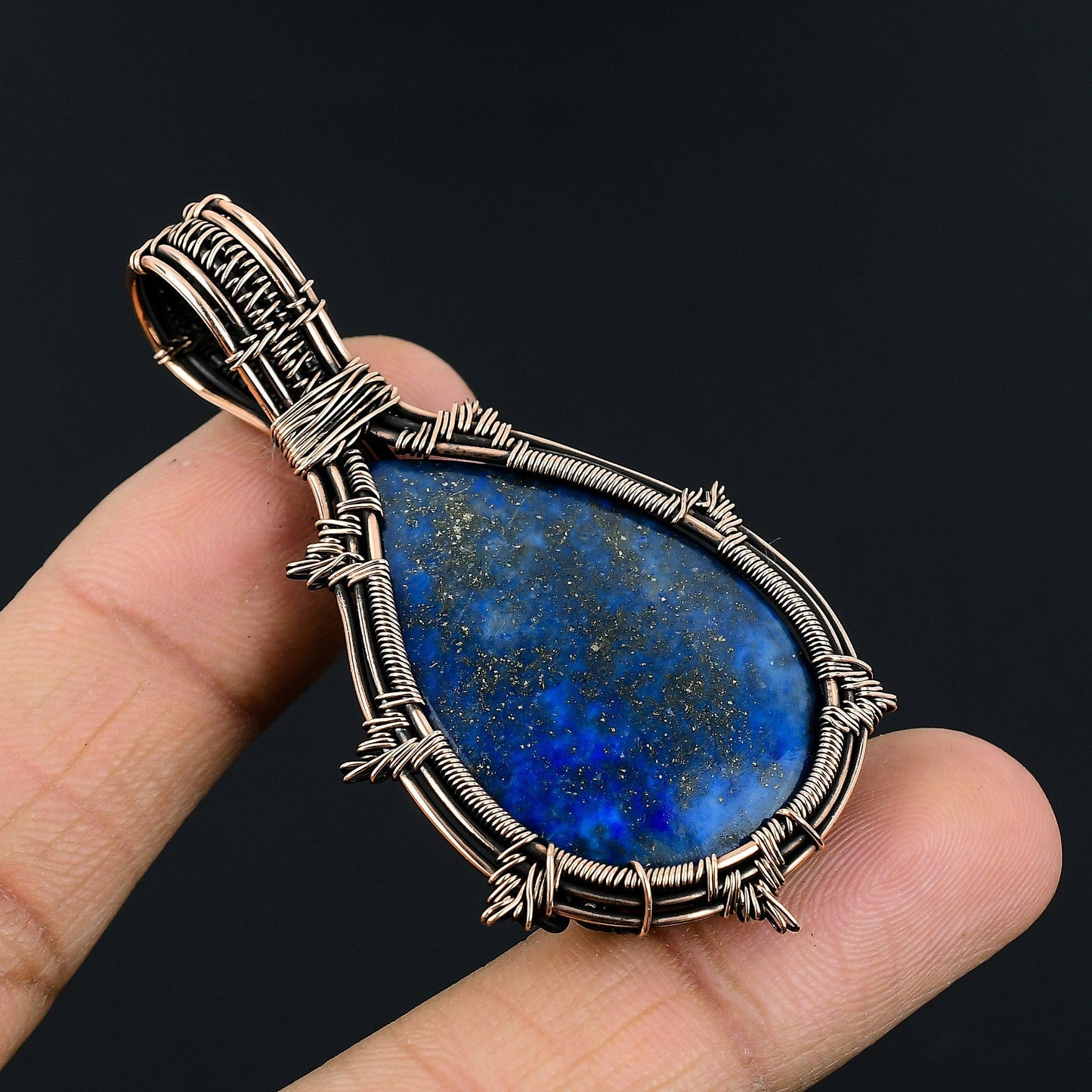 Blue Lapis Lazuli Gemstone Pendant