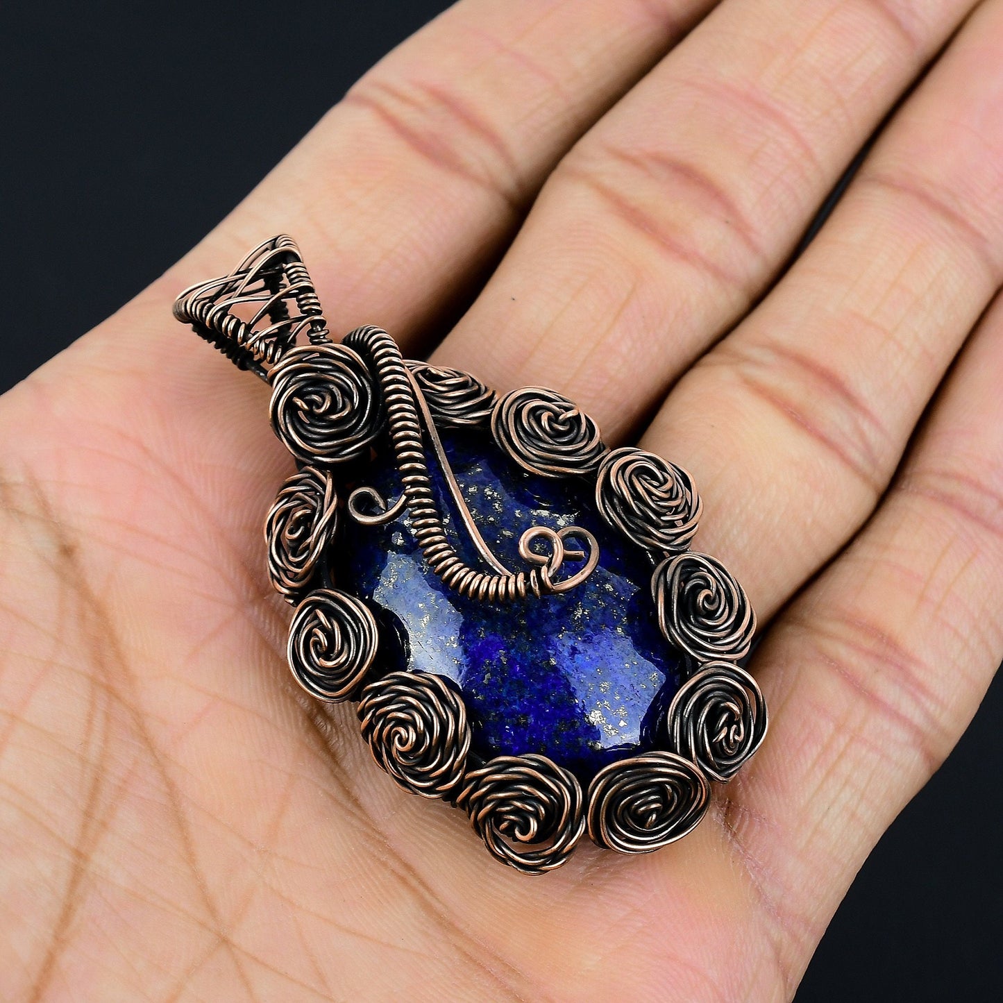 Blue Lapis Lazuli Gemstone Pendant