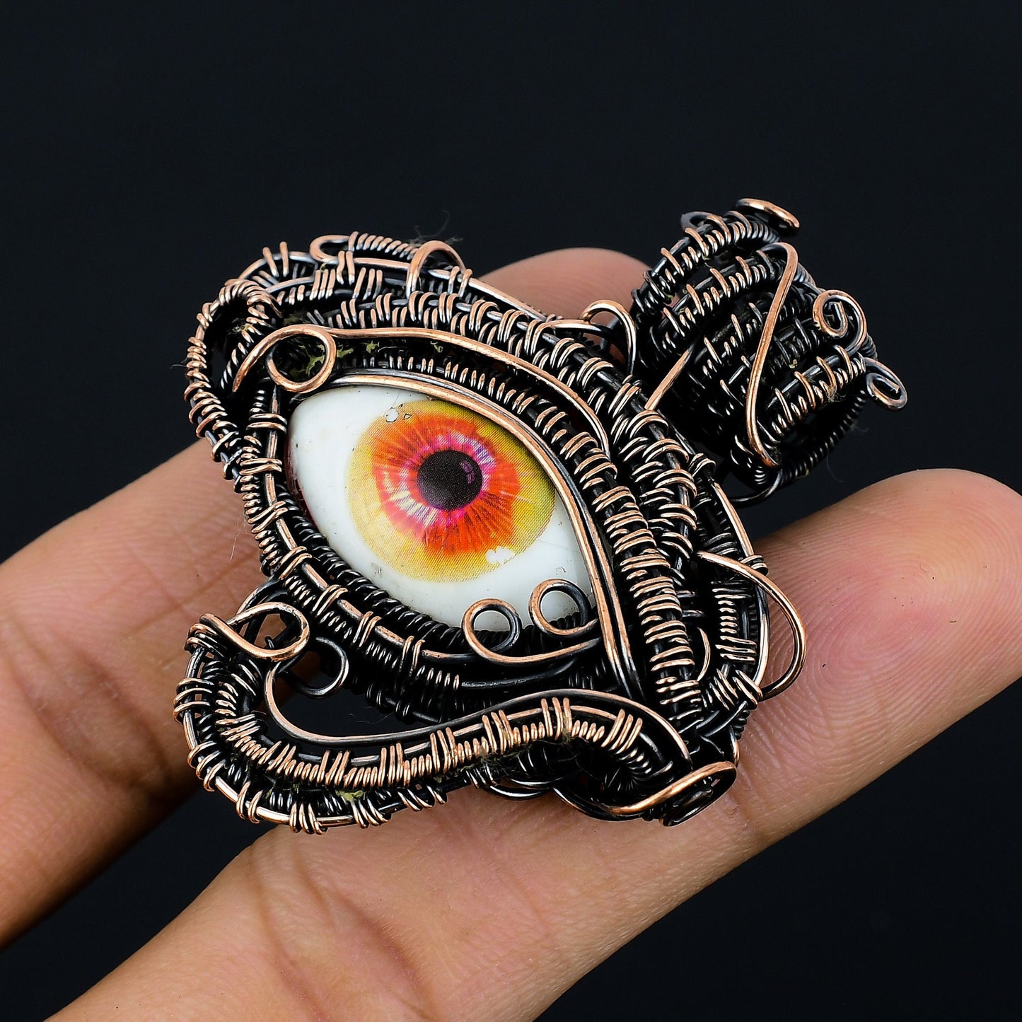 Honey Eye Gemstone Pendant
