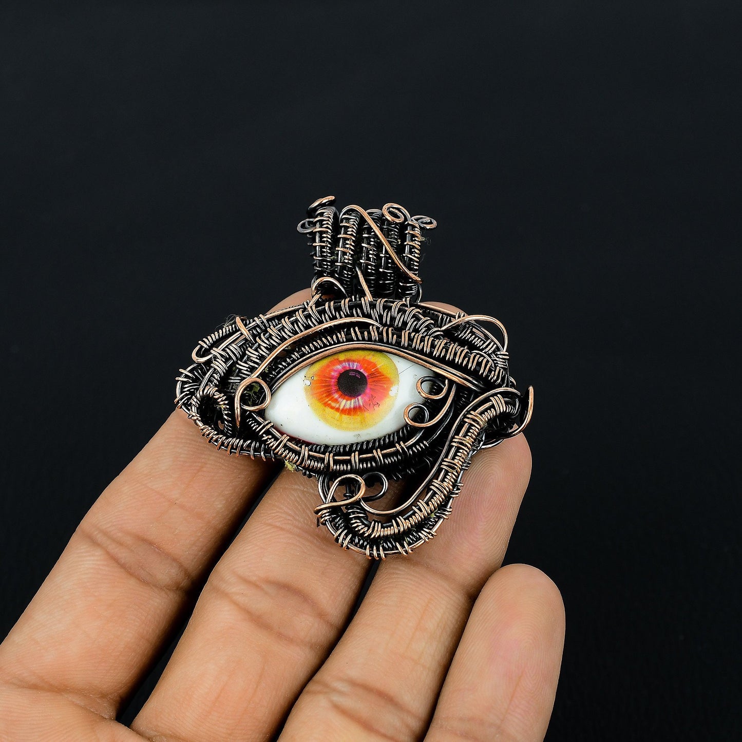 Honey Eye Gemstone Pendant
