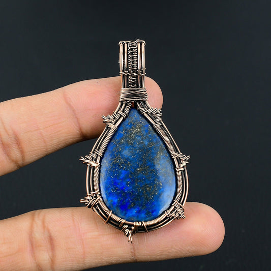 Blue Lapis Lazuli Gemstone Pendant