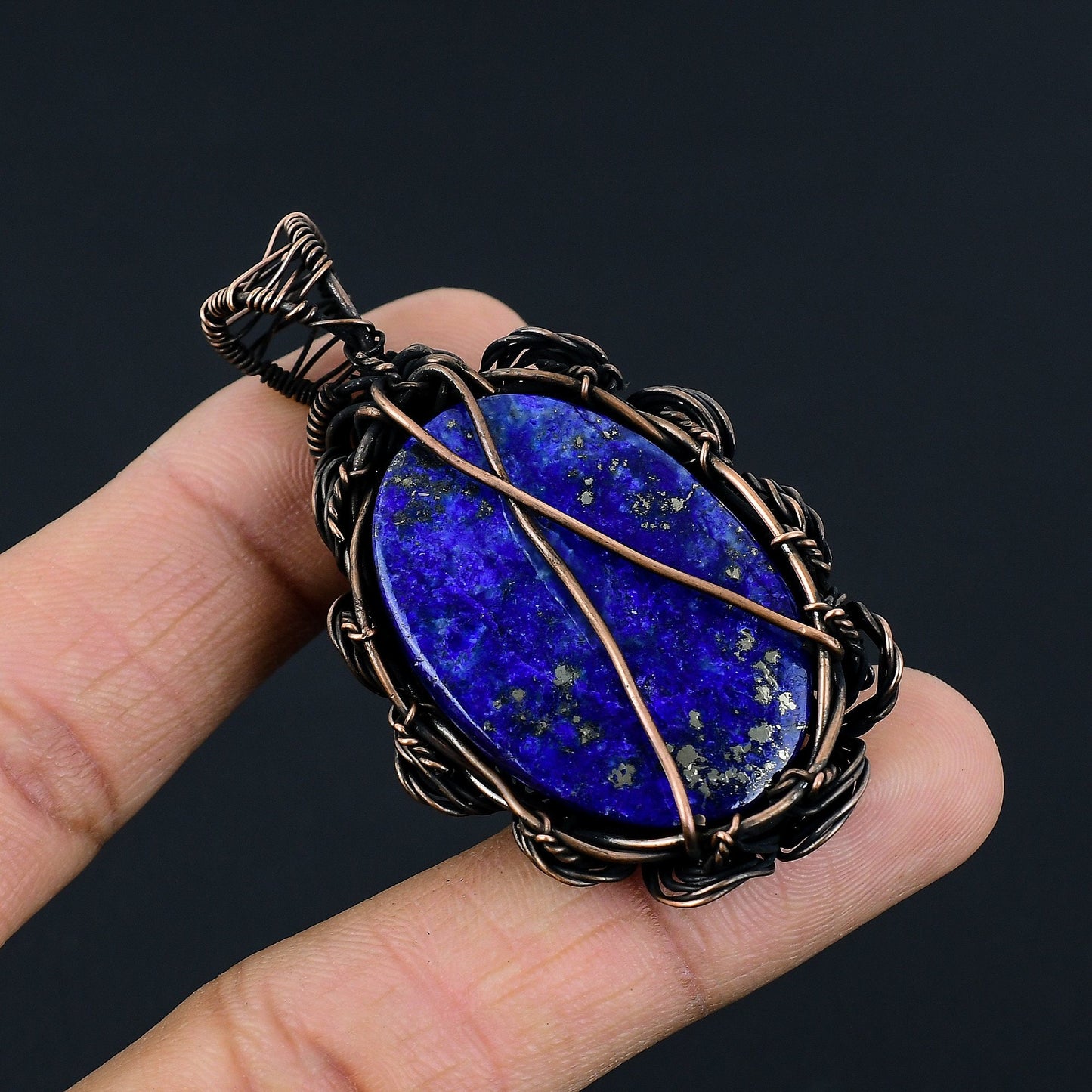 Blue Lapis Lazuli Gemstone Pendant