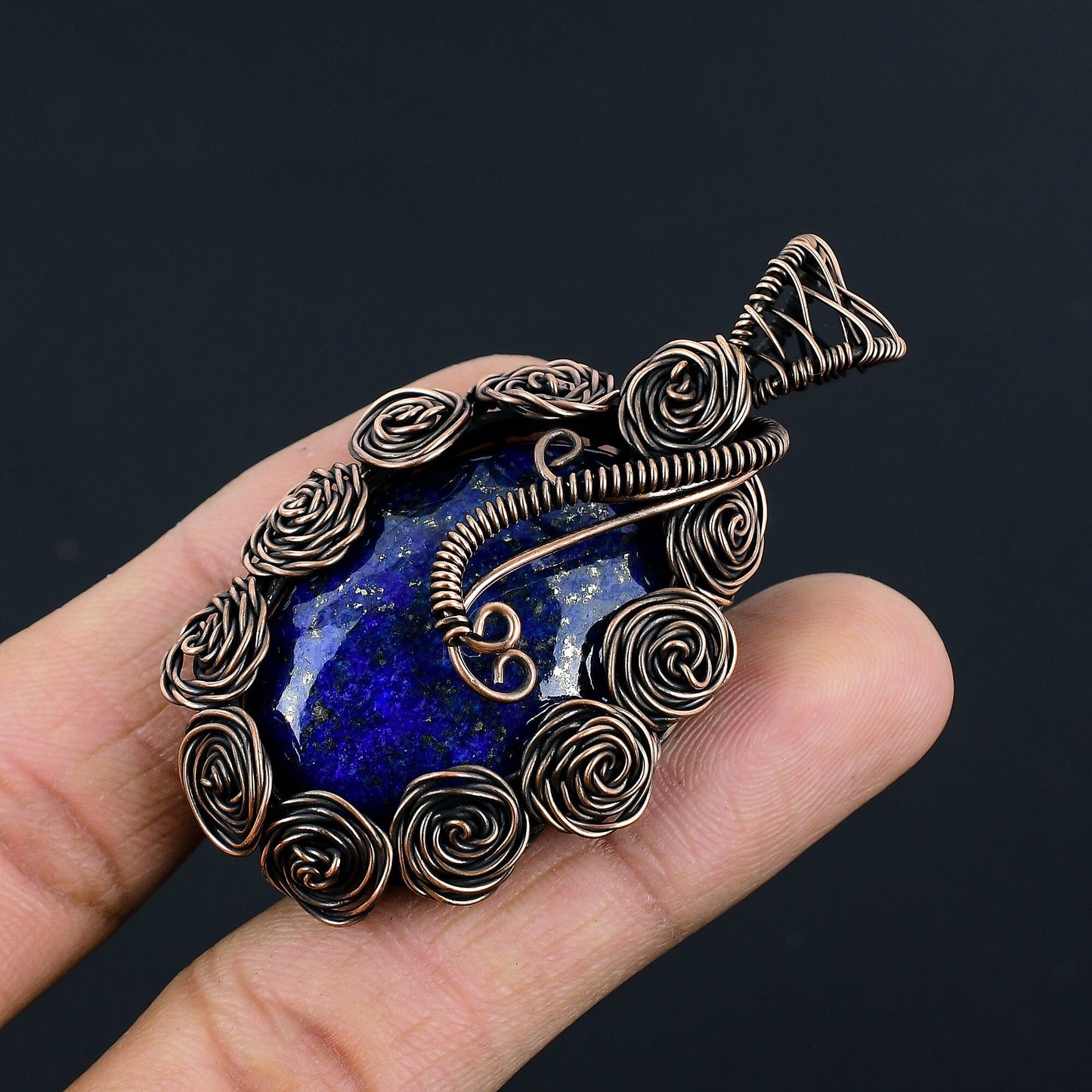 Blue Lapis Lazuli Gemstone Pendant