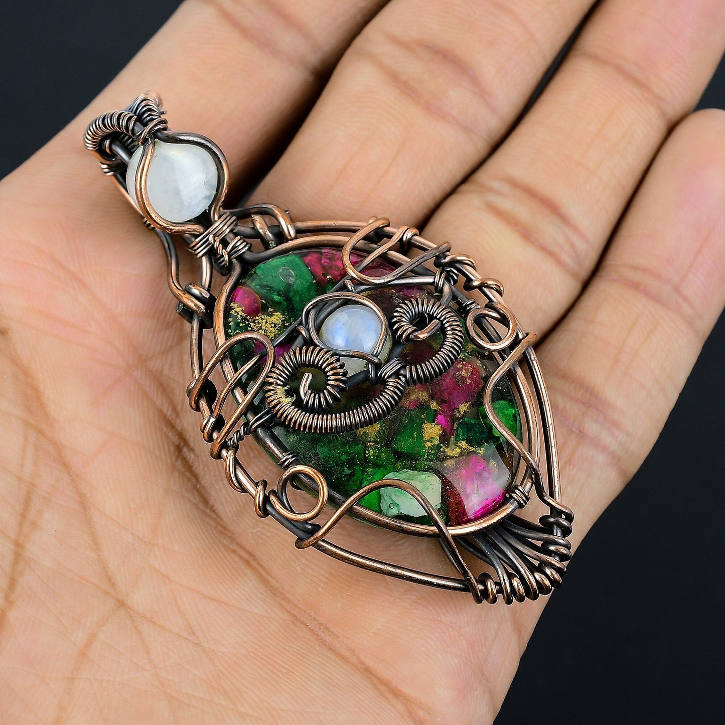 Turquoise Evil Eye Gemstone Pendant