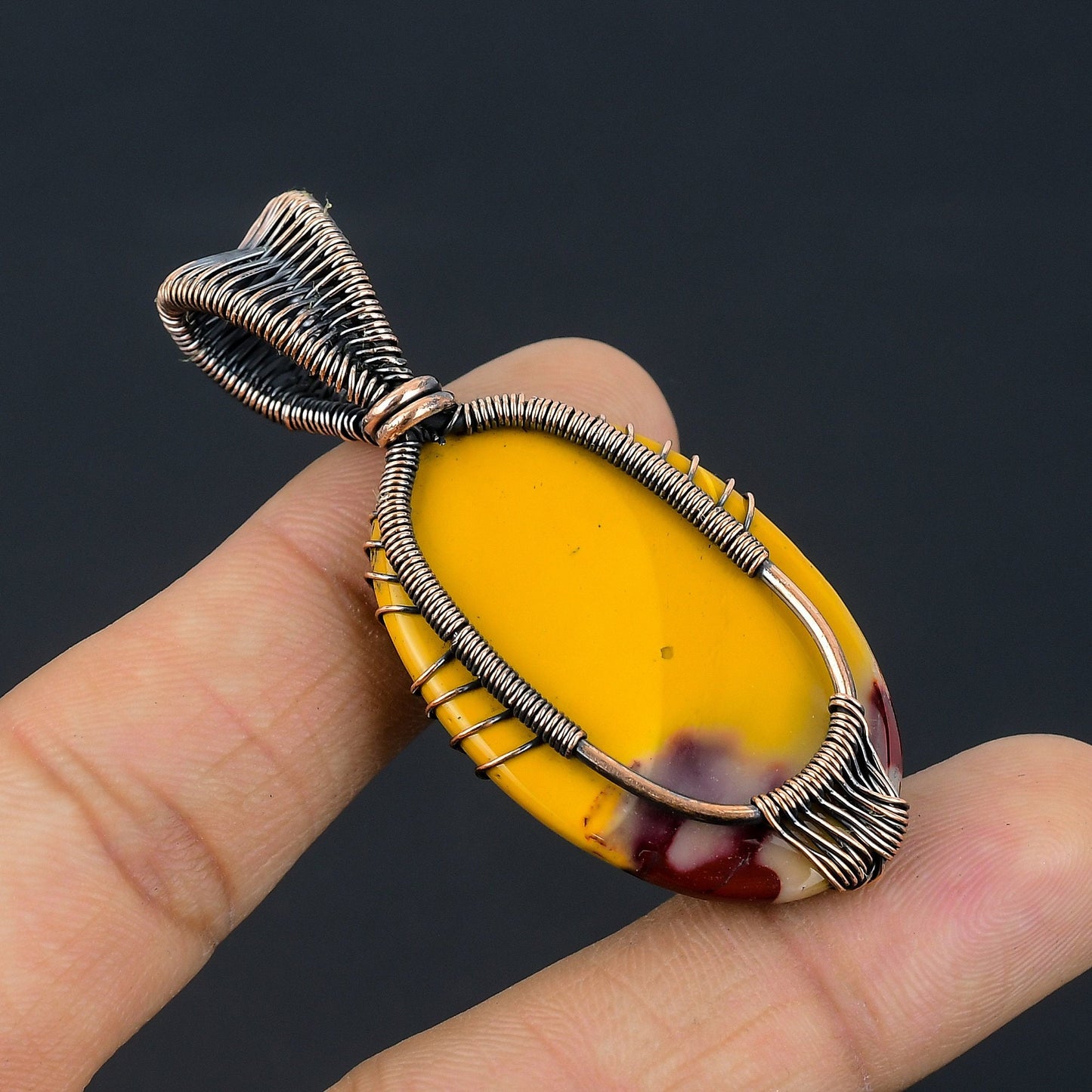 Multicolor Mookaite Gemstone Pendant