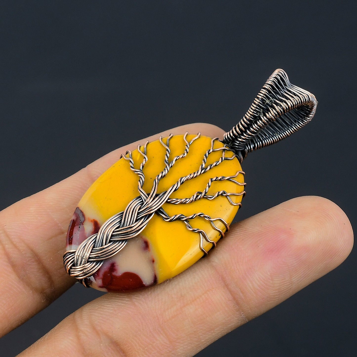 Multicolor Mookaite Gemstone Pendant