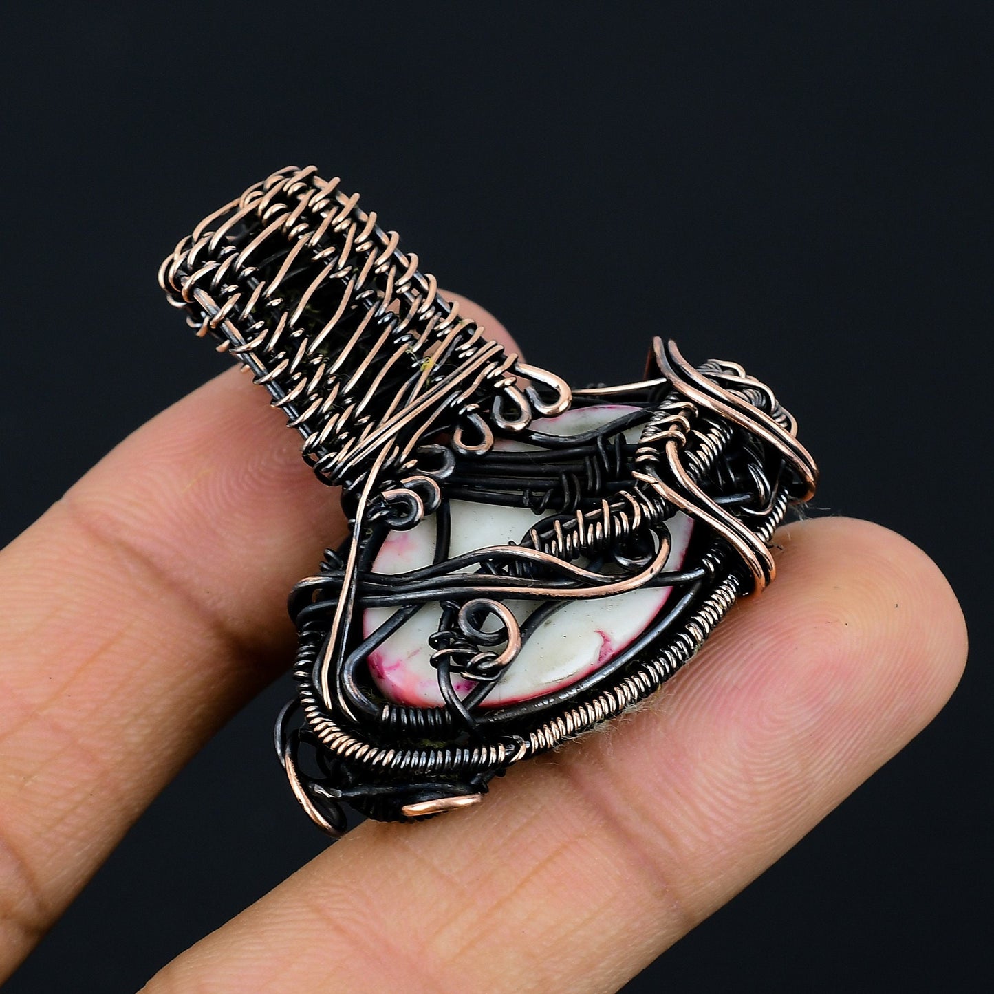 Copper Eye Brown Gemstone Pendant
