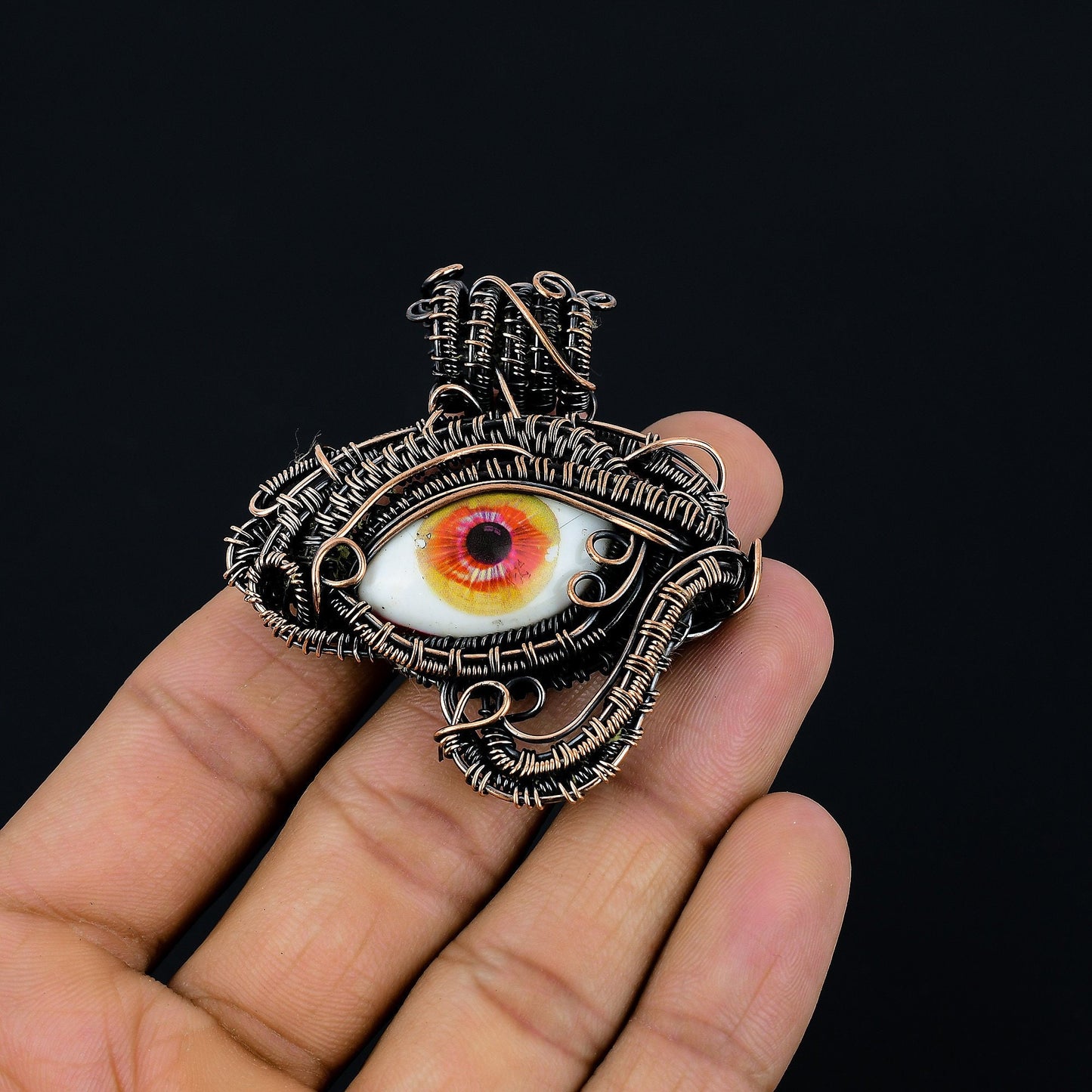 Honey Eye Gemstone Pendant