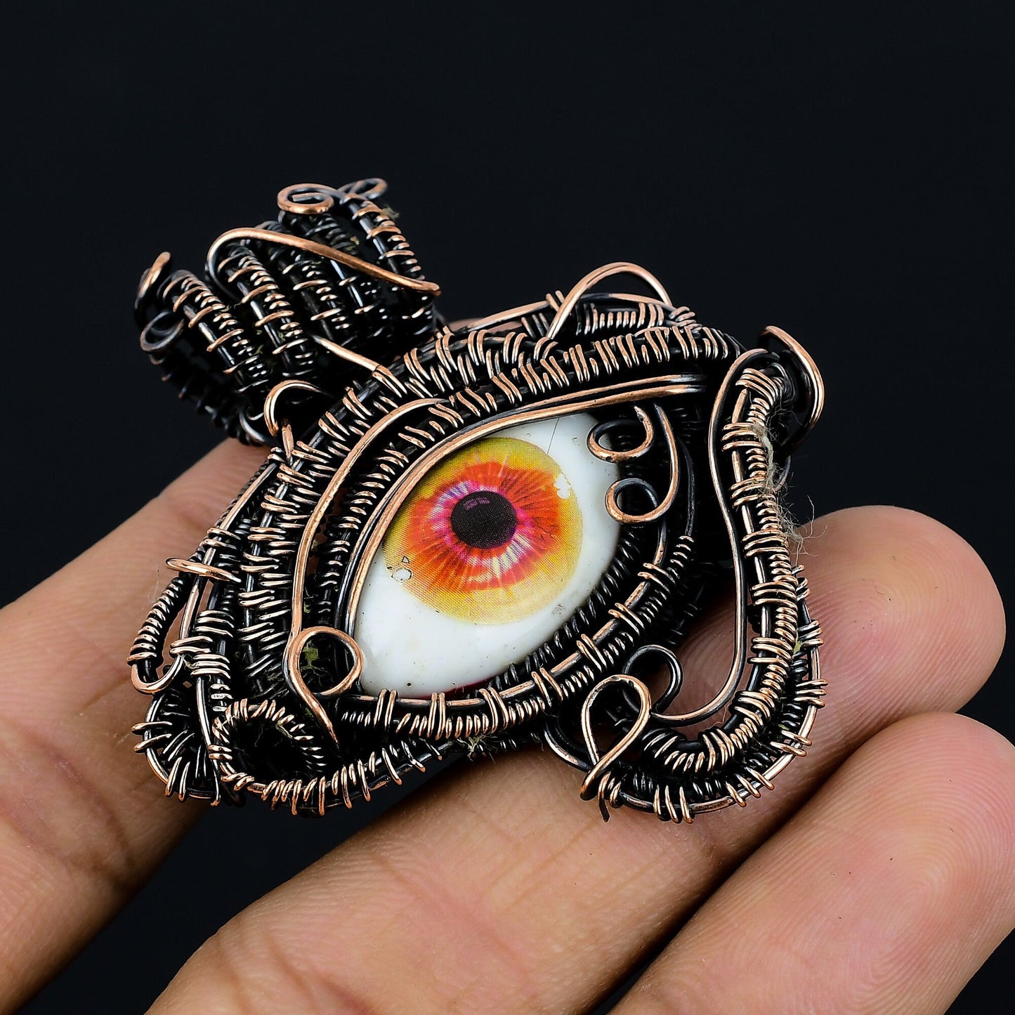 Honey Eye Gemstone Pendant