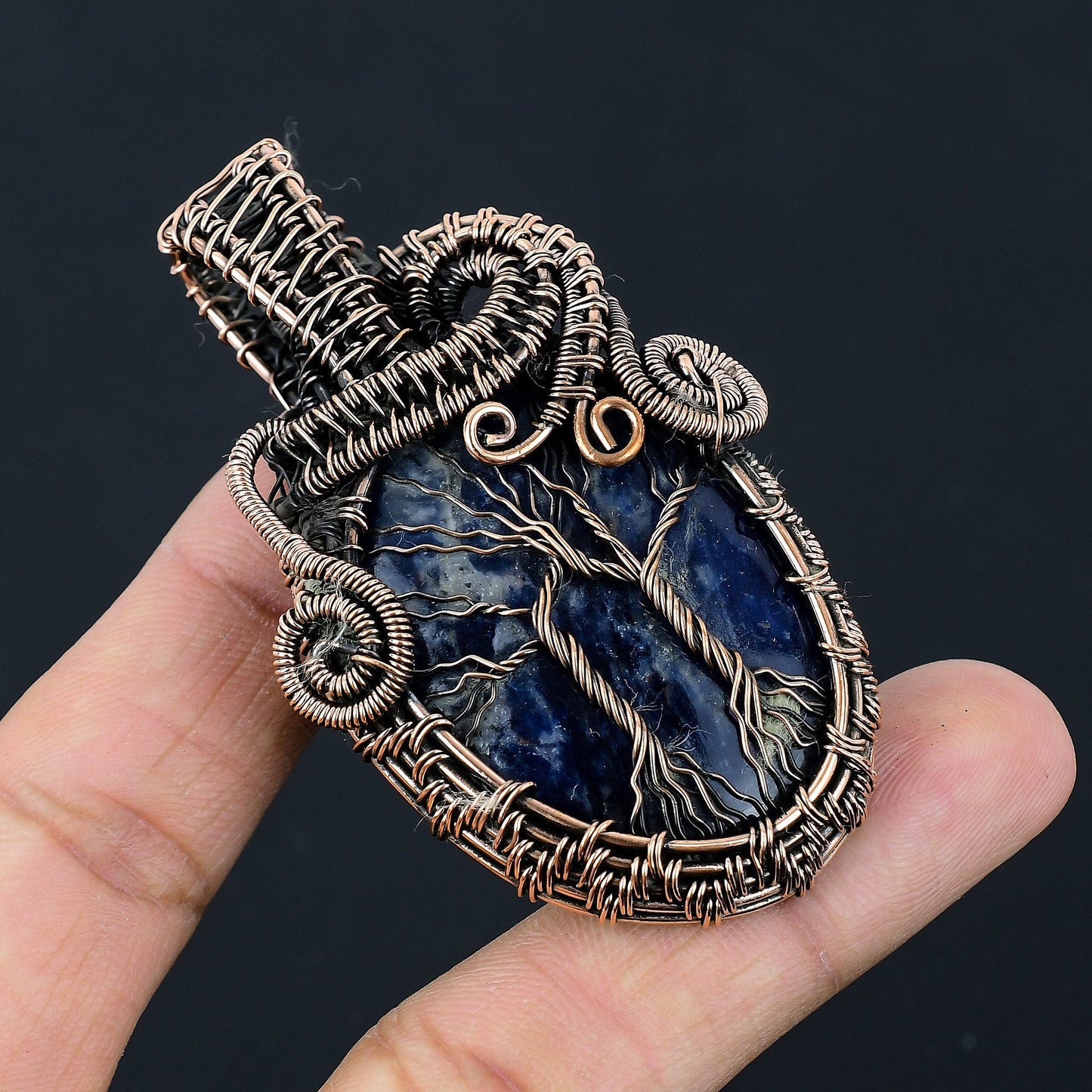 Blue Sodalite Gemstone Pendant