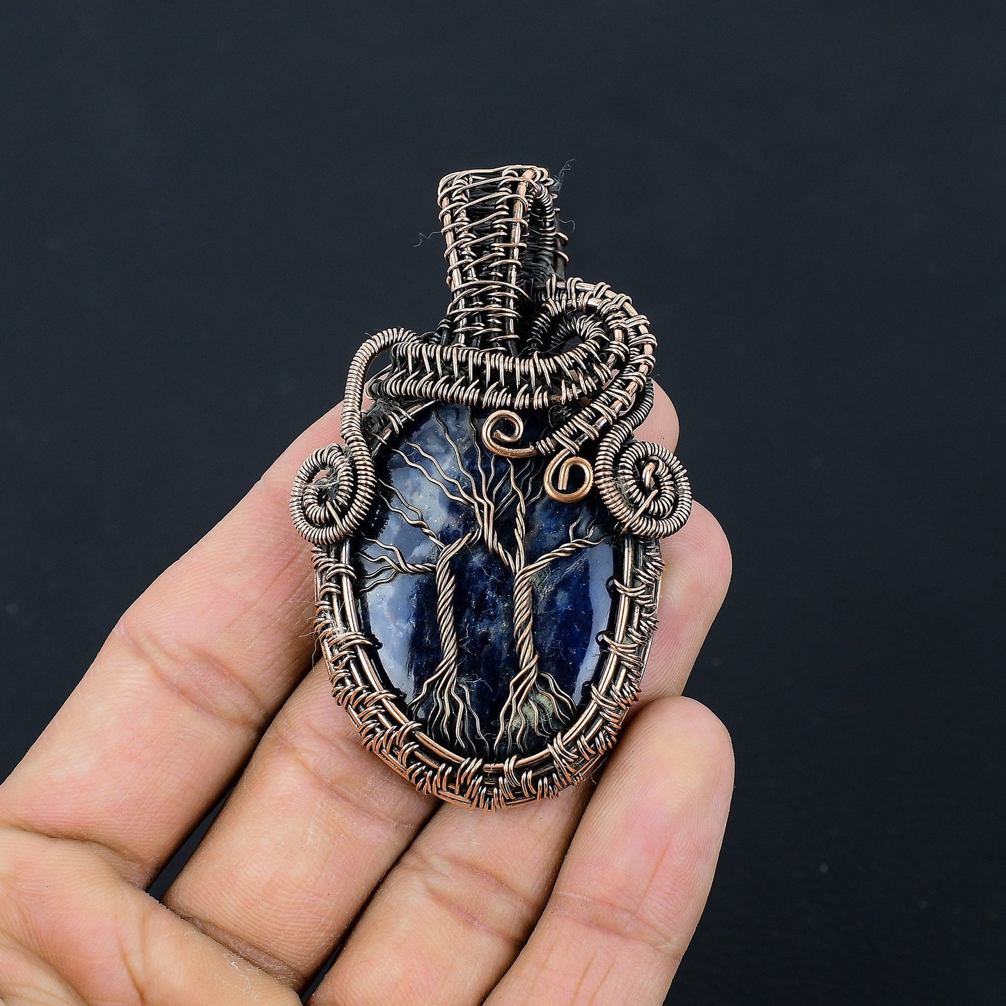 Blue Sodalite Gemstone Pendant