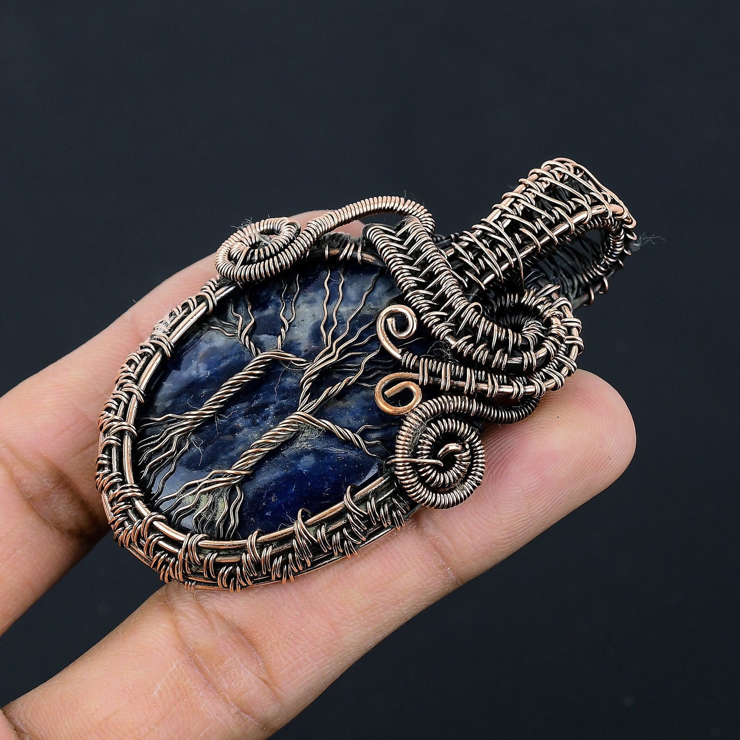 Blue Sodalite Gemstone Pendant