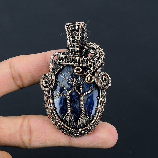 Blue Sodalite Gemstone Pendant