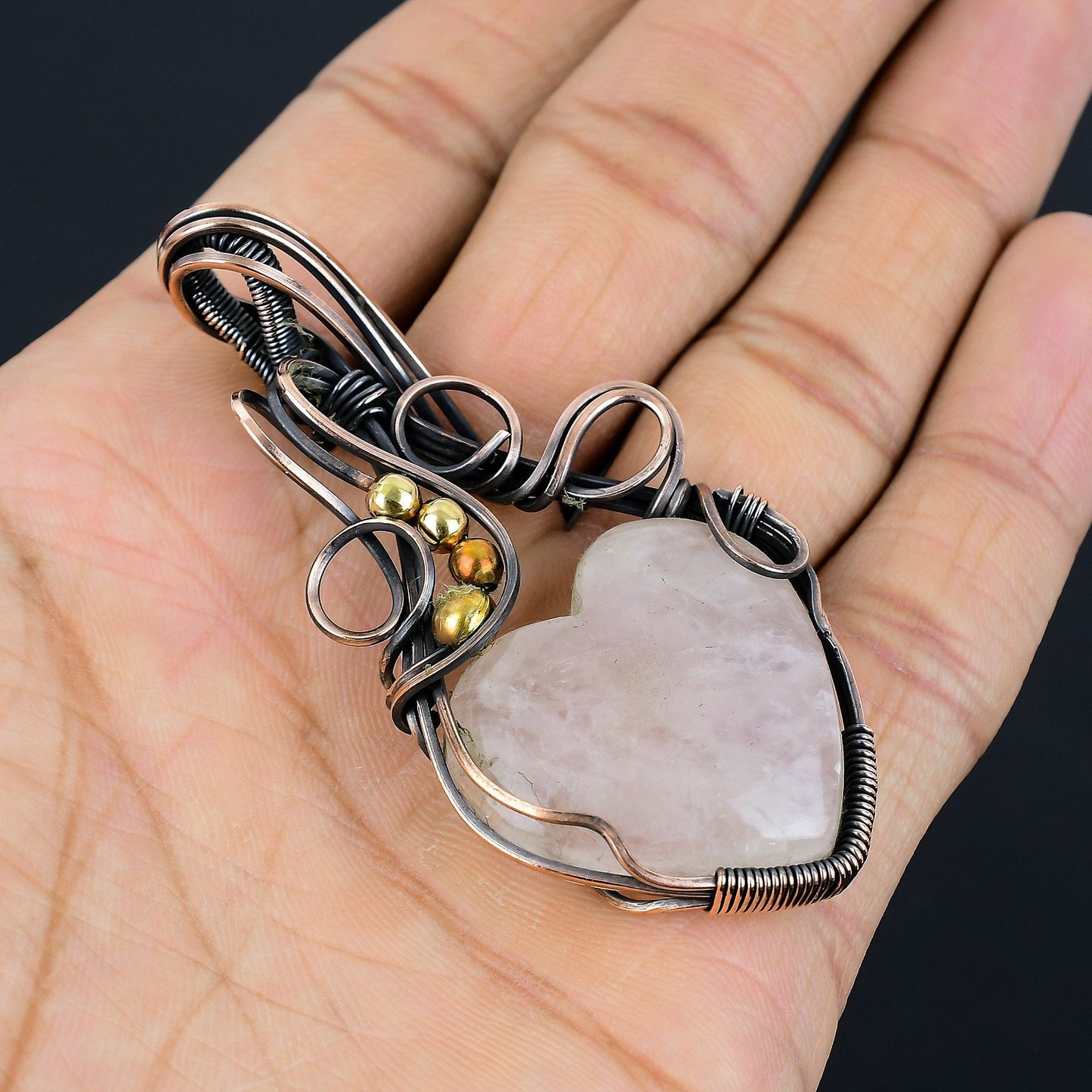 Rose Quartz Gemstone Pendant
