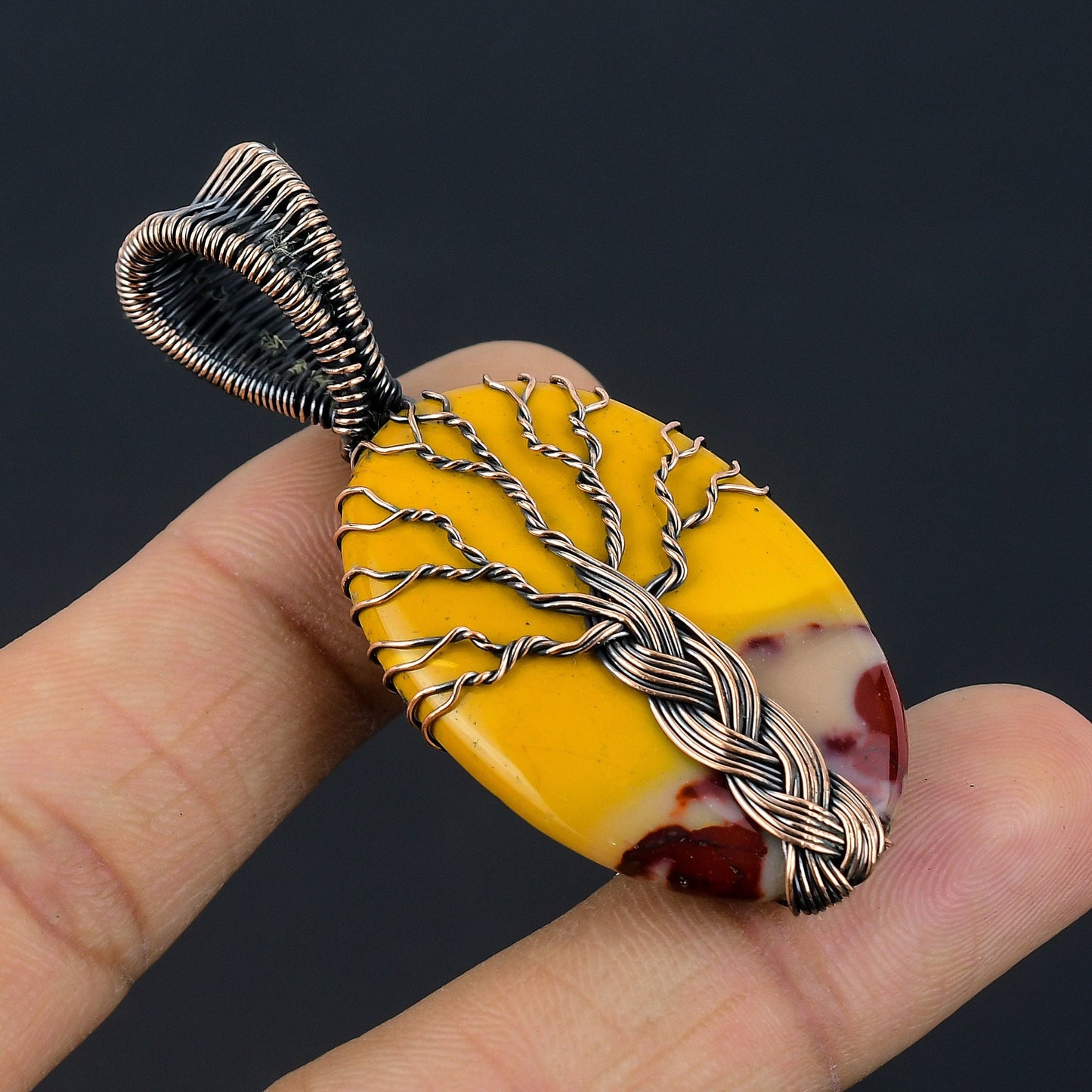 Multicolor Mookaite Gemstone Pendant