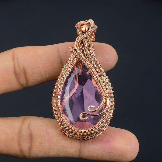 Pink Kunzite Gemstone Pendant