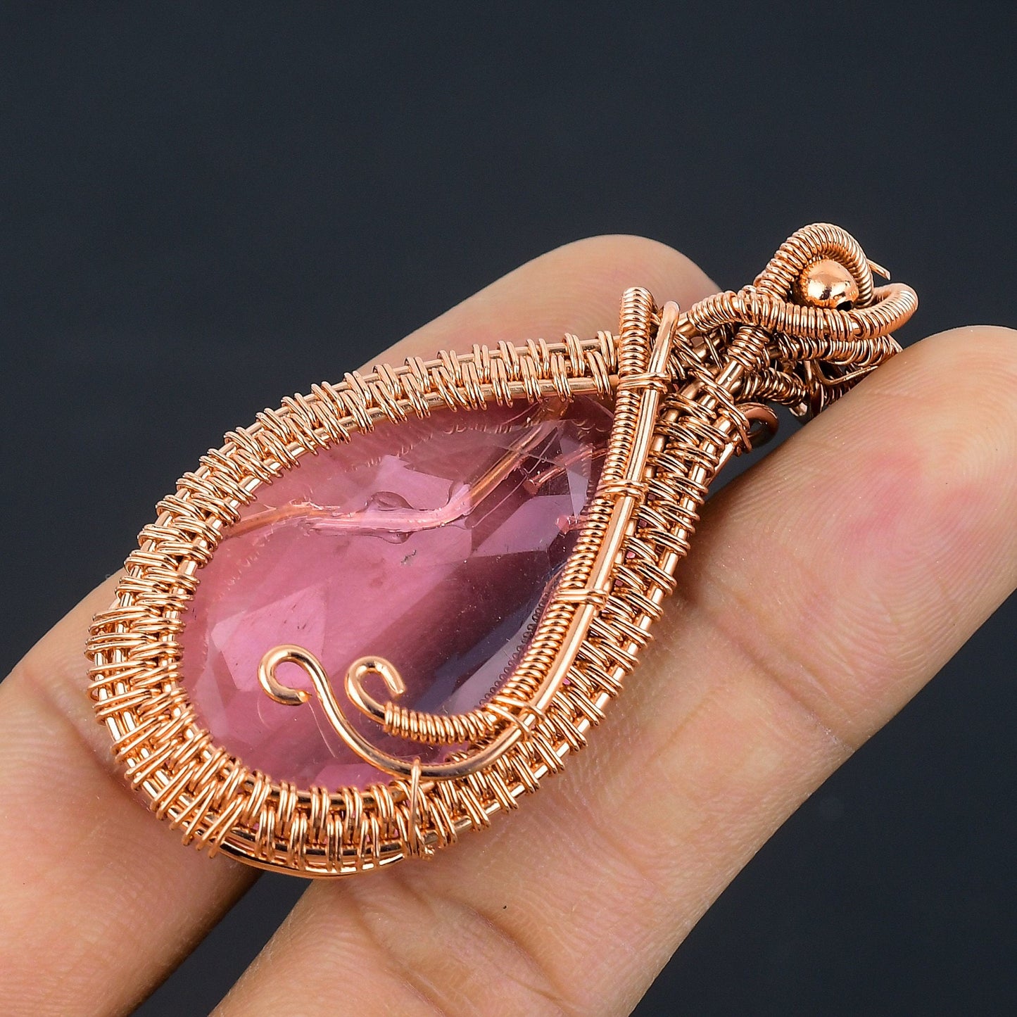 Pink Kunzite Gemstone Pendant