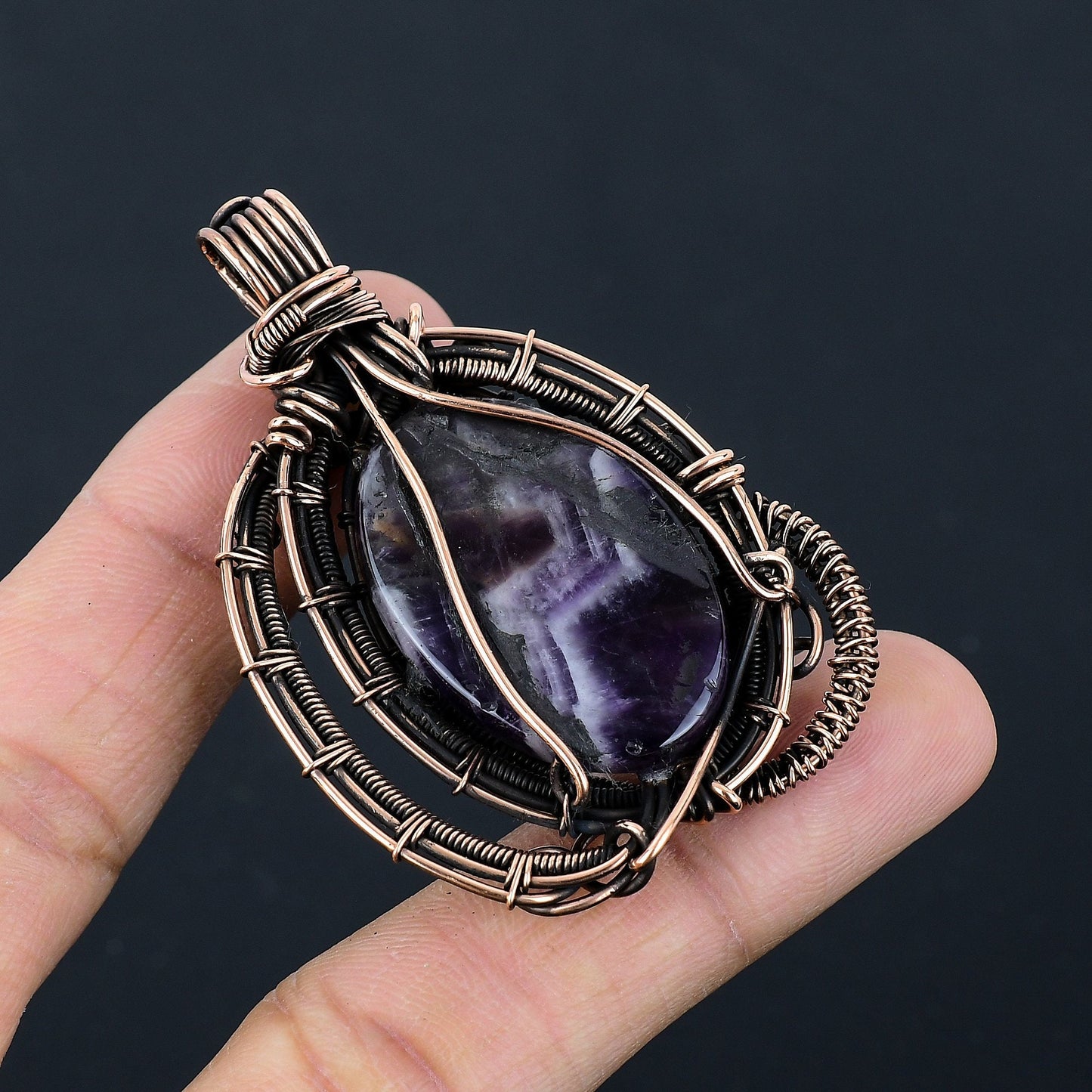 Purple Amethyst Gemstone Pendant