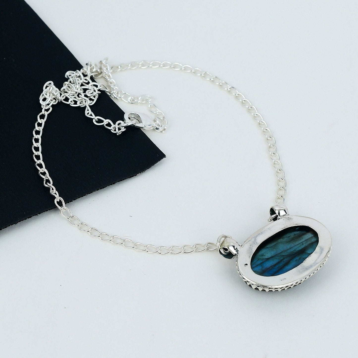 Blue Labradorite Gemstone Necklace